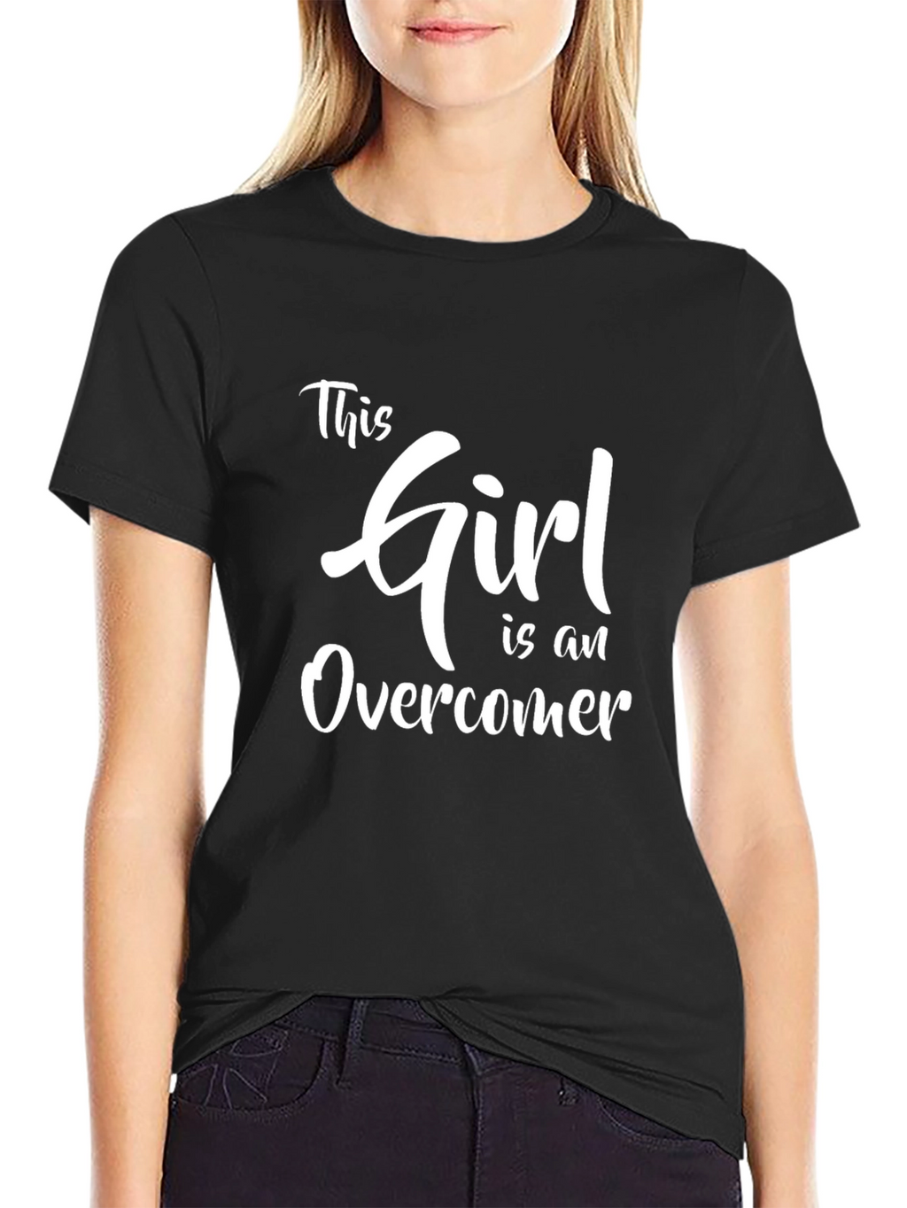 This Girl is an Overcomer Graphic Tee