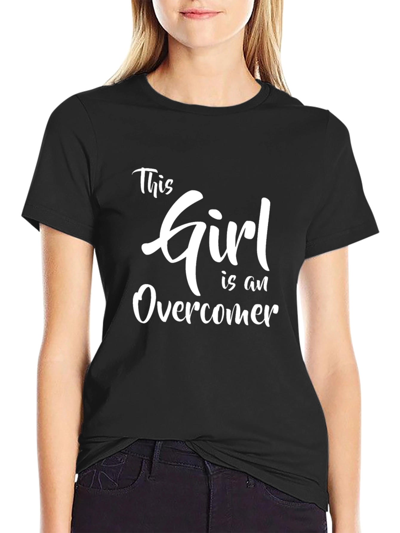 This Girl is an Overcomer Graphic Tee