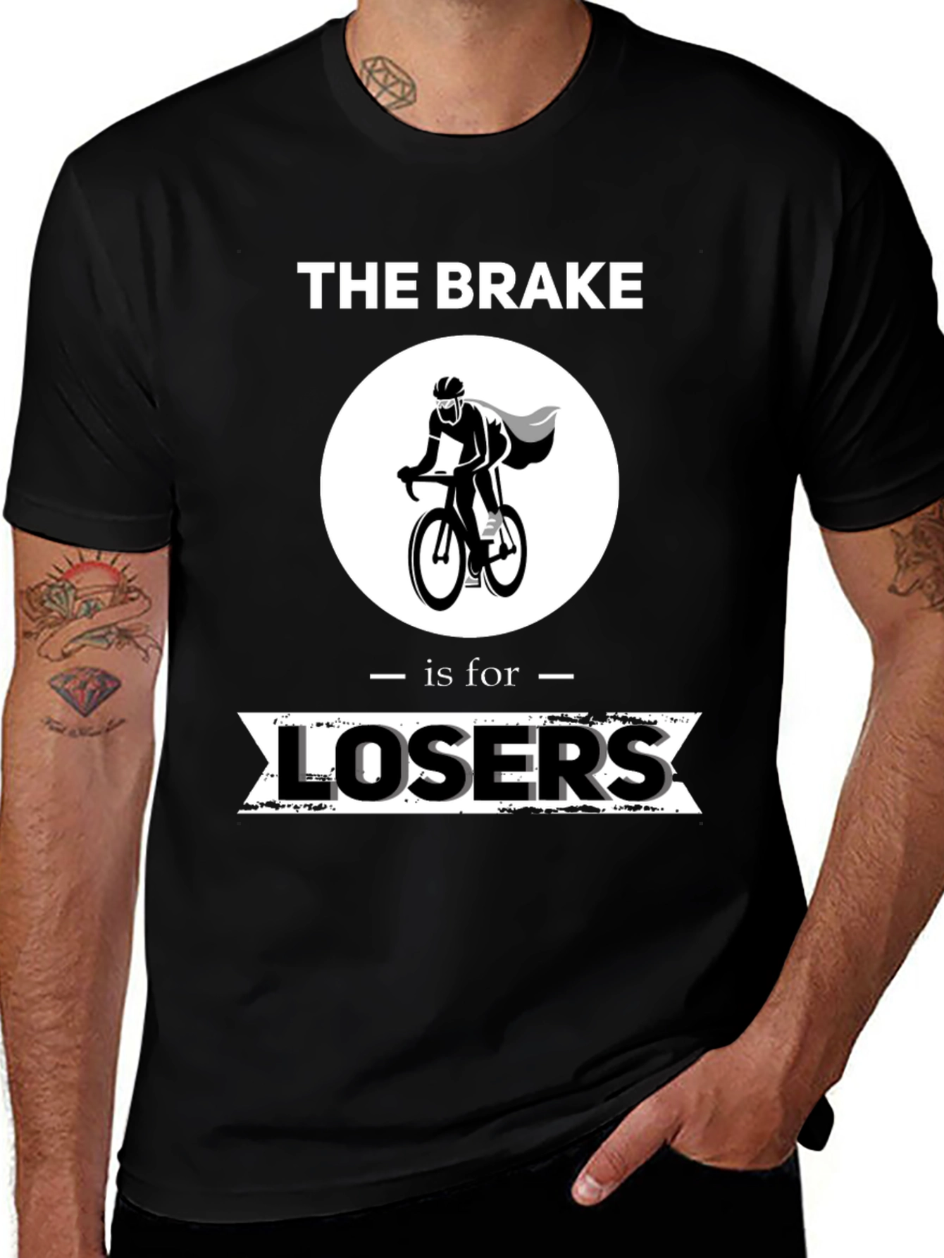 The Brake is for Losers T-Shirt Cycling Humor