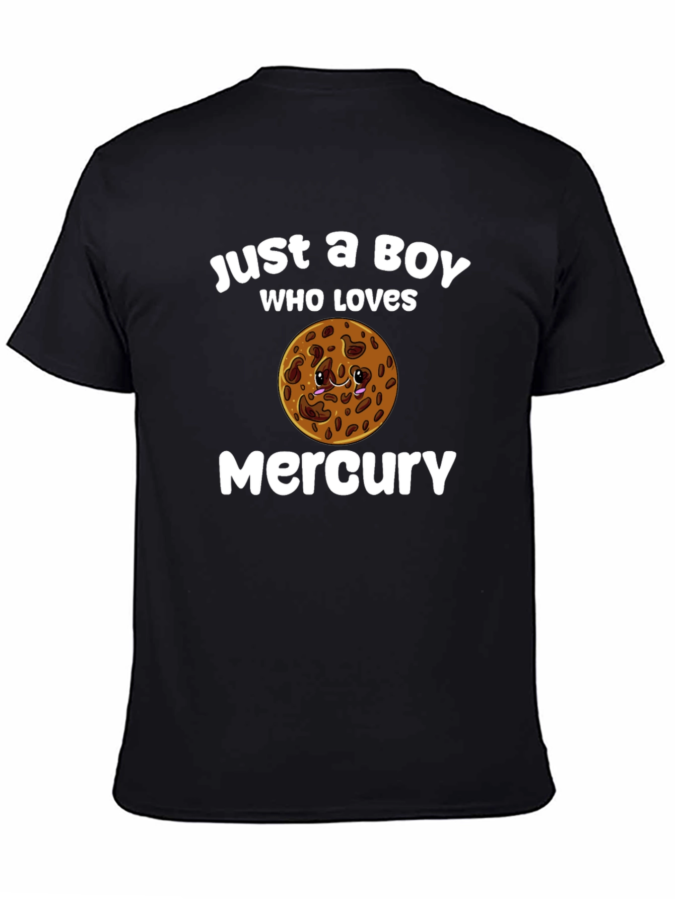Boy Who Loves Mercury Planet T-Shirt