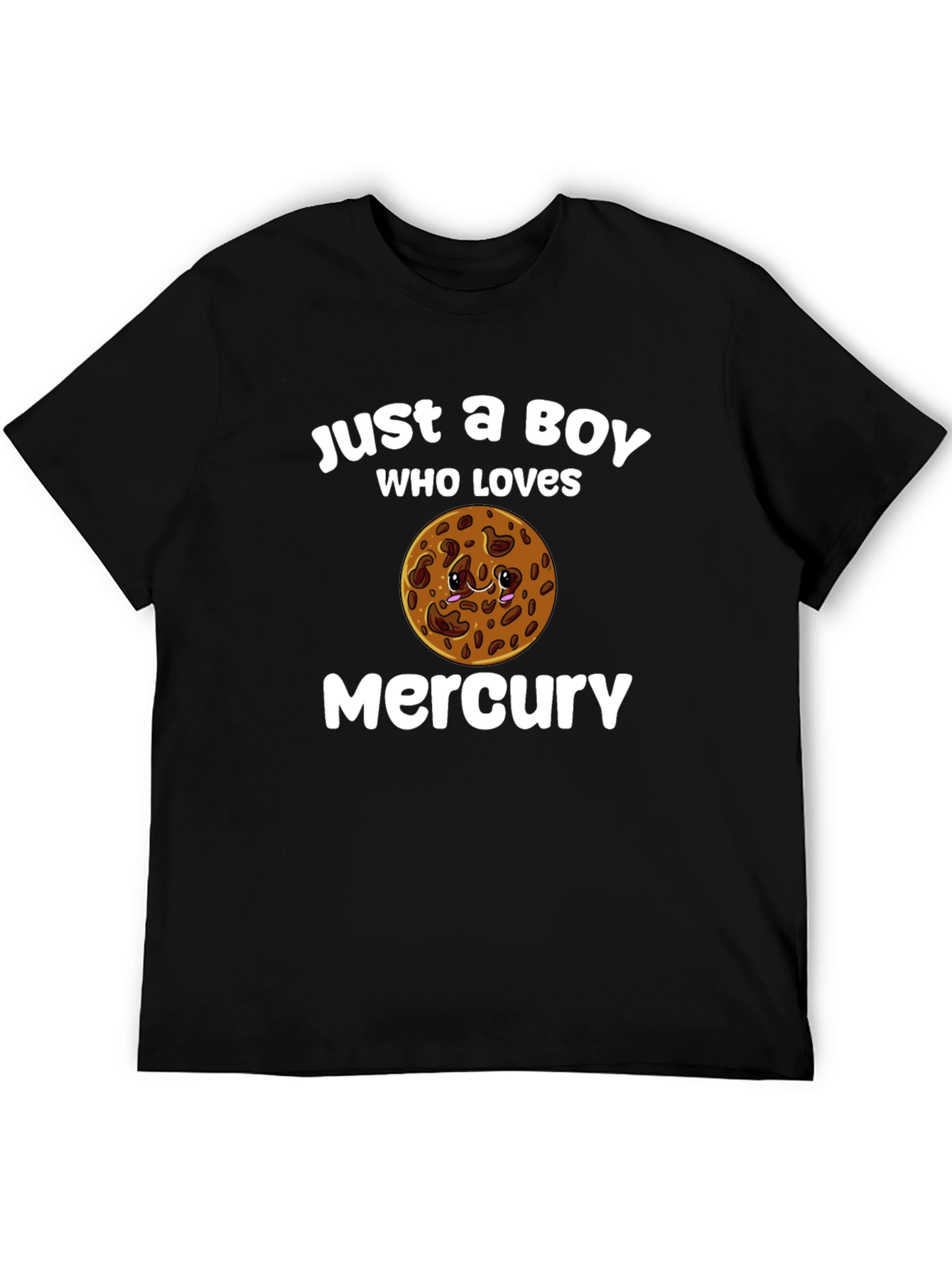 Boy Who Loves Mercury Planet T-Shirt