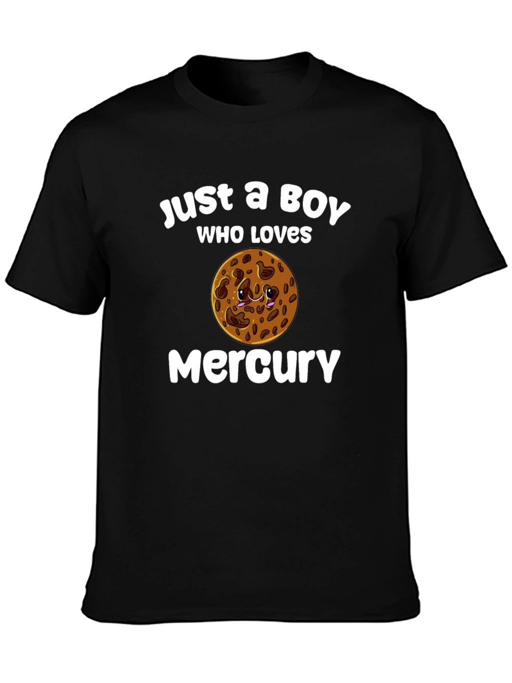 Boy Who Loves Mercury Planet T-Shirt