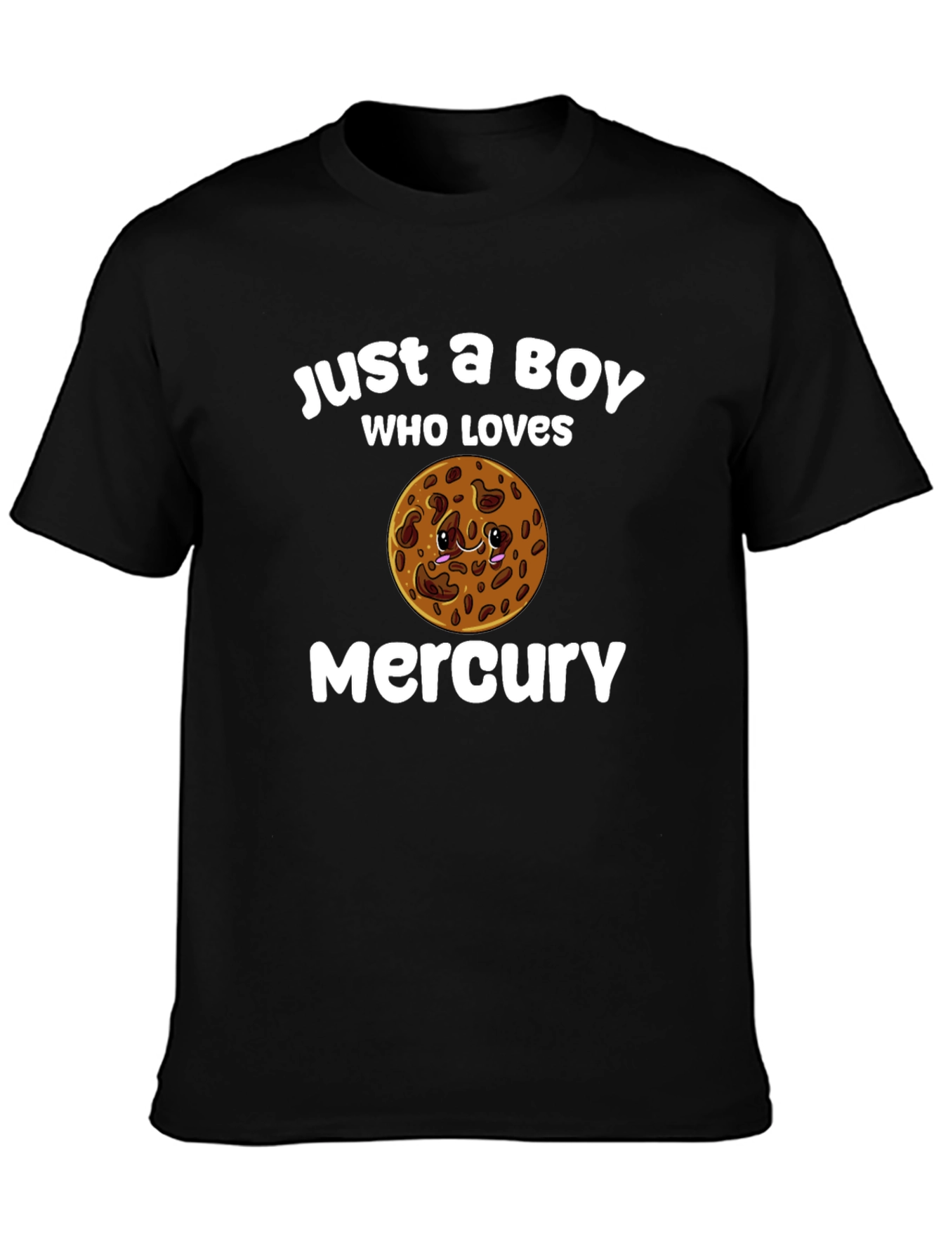 Boy Who Loves Mercury Planet T-Shirt