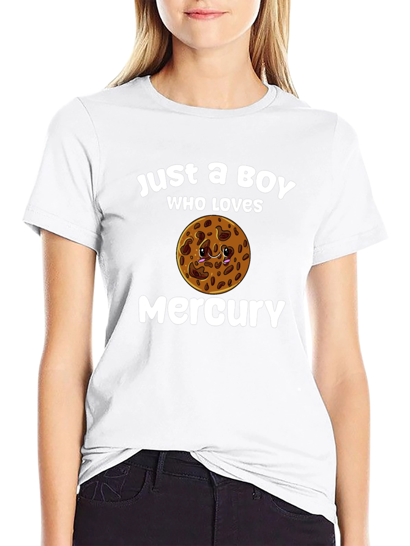 Boy Who Loves Mercury Planet T-Shirt