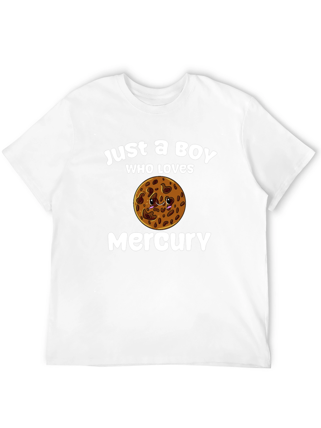 Boy Who Loves Mercury Planet T-Shirt