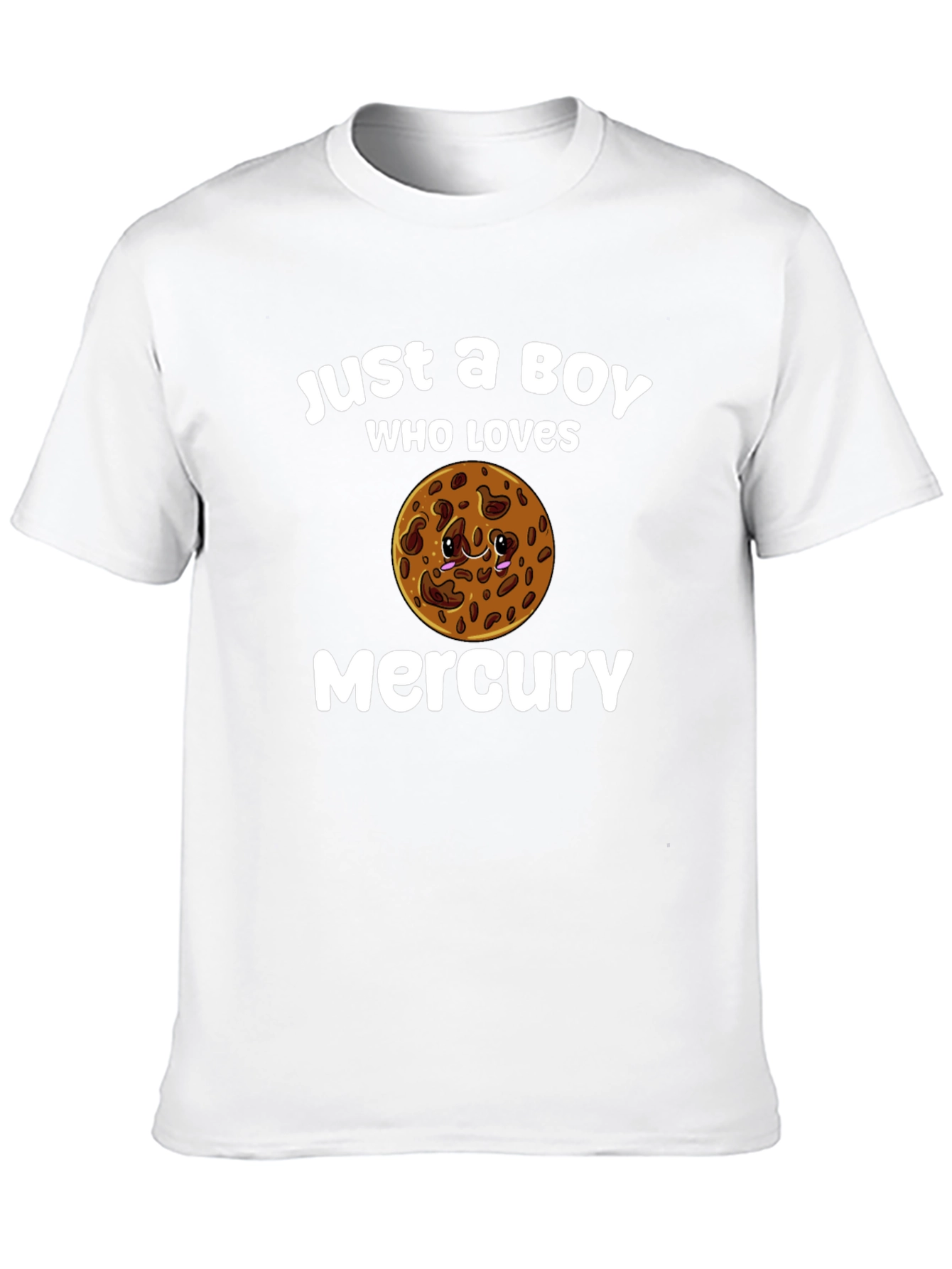 Boy Who Loves Mercury Planet T-Shirt