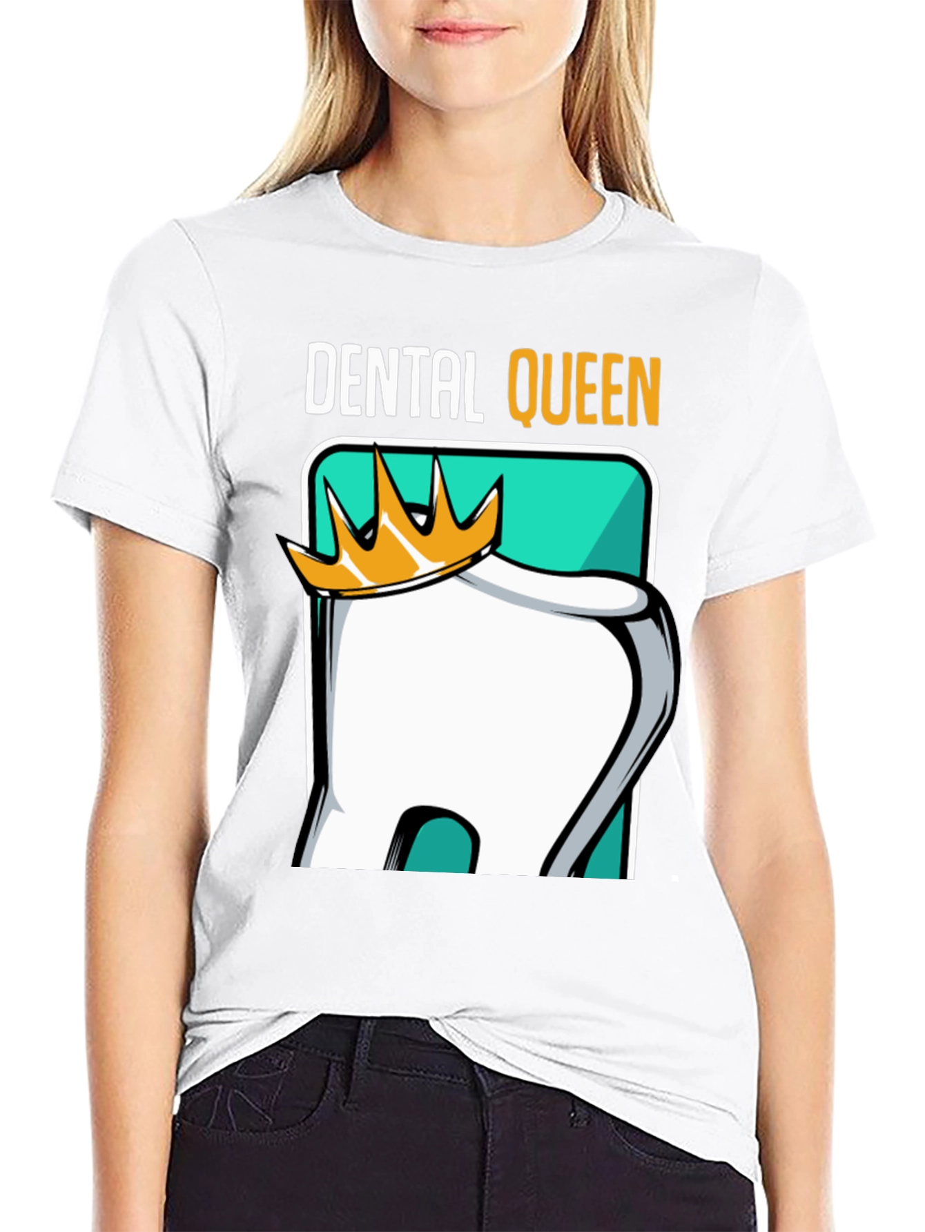 Dental Queen T-Shirt - Dentist Humor Tee