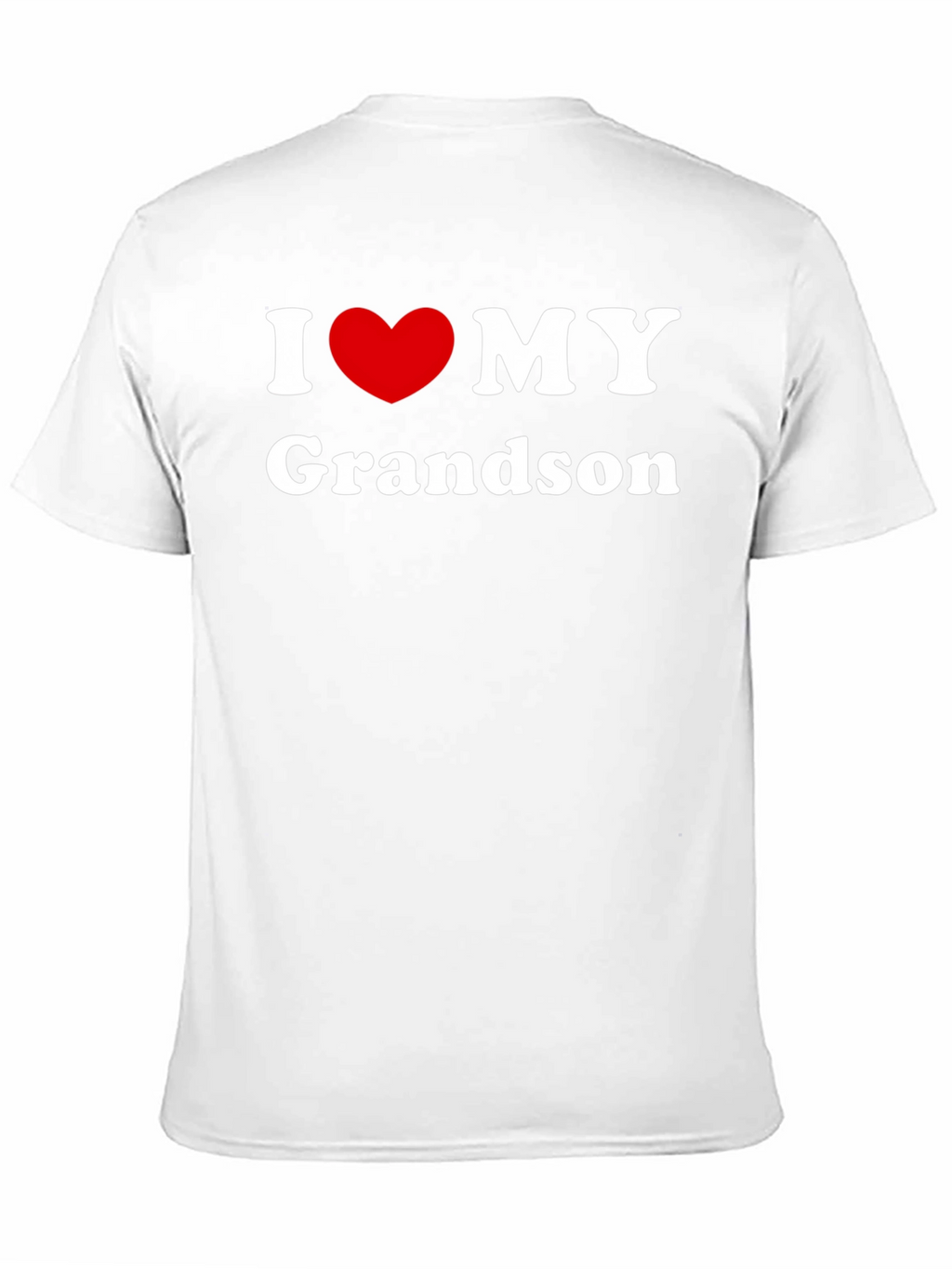 I Love My Grandson Black T-Shirt