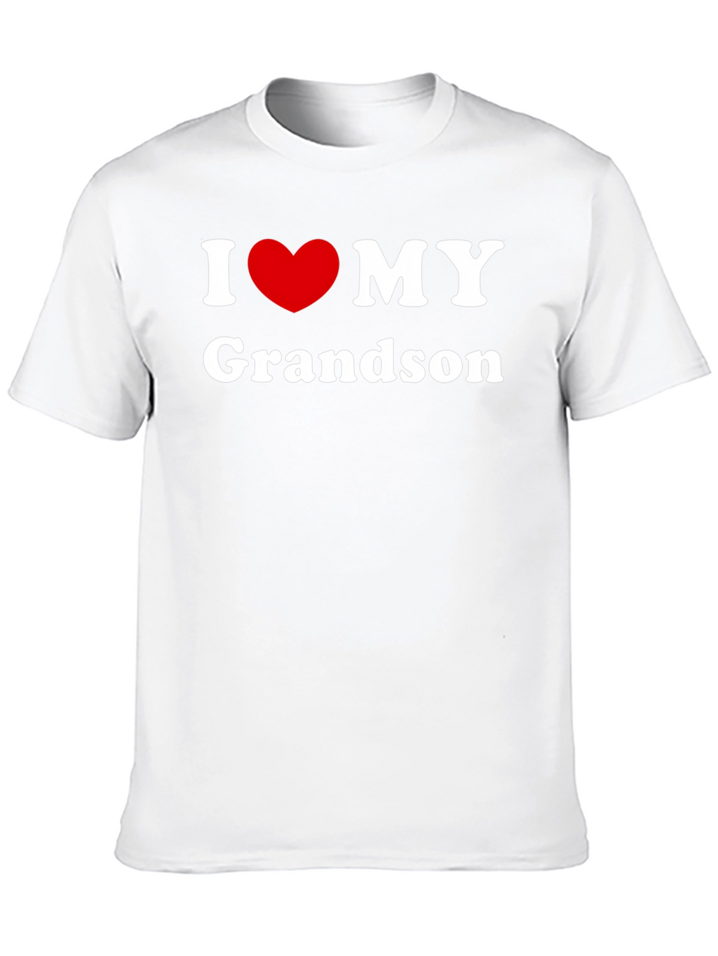 I Love My Grandson Black T-Shirt