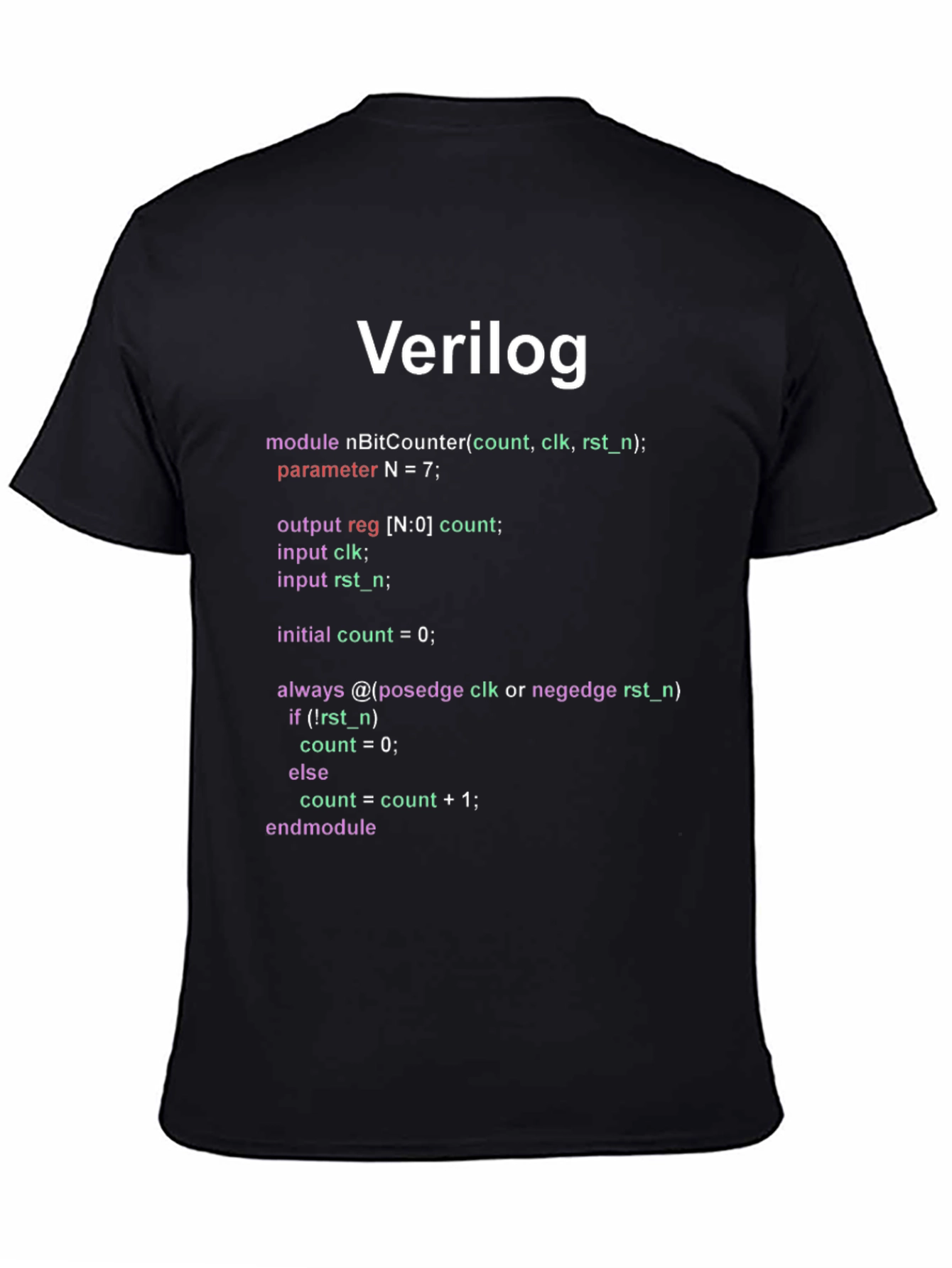 Verilog Code T-Shirt - Programmer Gift