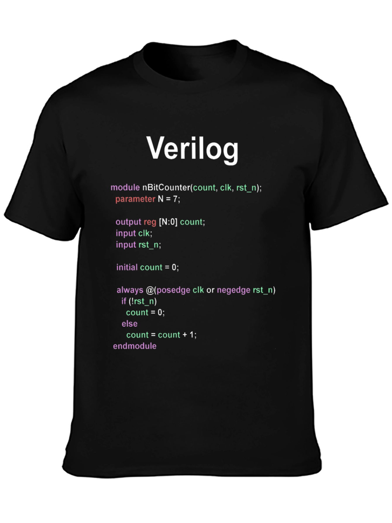 Verilog Code T-Shirt - Programmer Gift