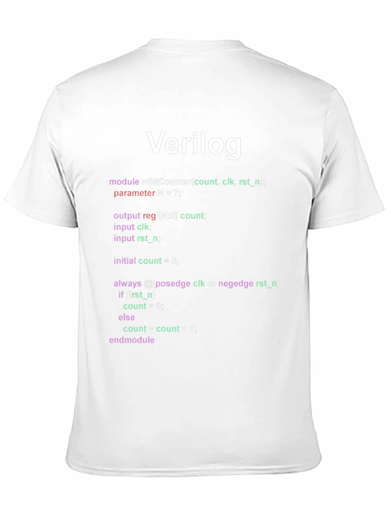Verilog Code T-Shirt - Programmer Gift