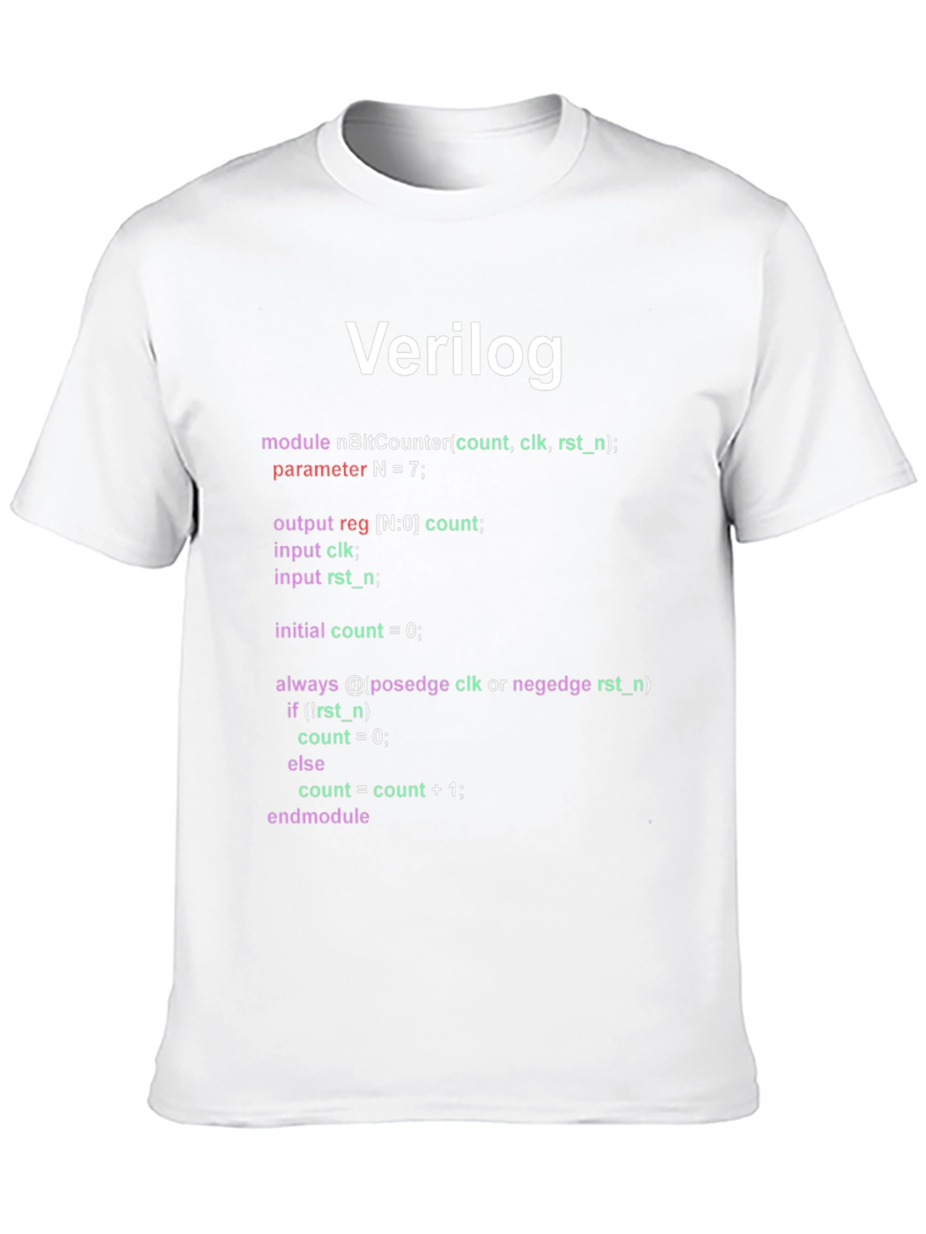 Verilog Code T-Shirt - Programmer Gift