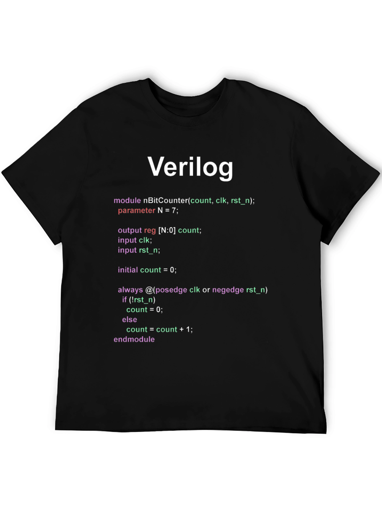 Verilog Code T-Shirt - Programmer Gift