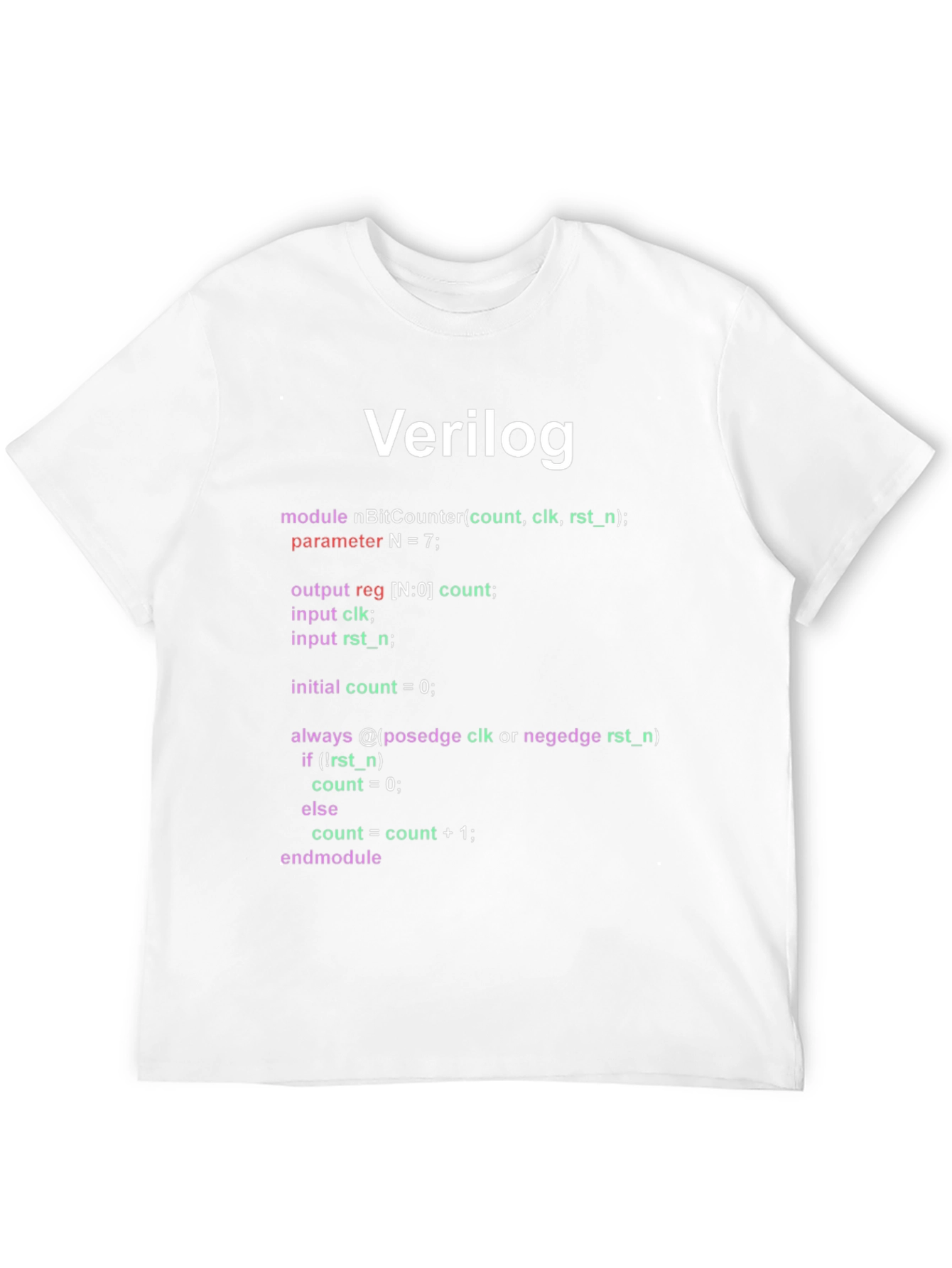 Verilog Code T-Shirt - Programmer Gift