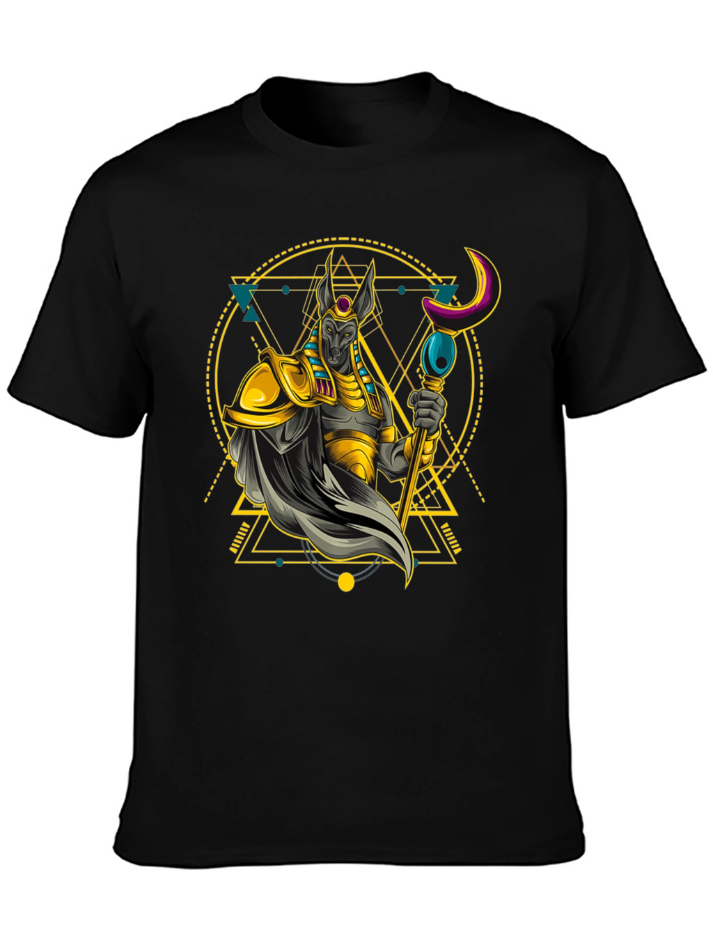 Anubis Graphic Tee - Egyptian God T-Shirt