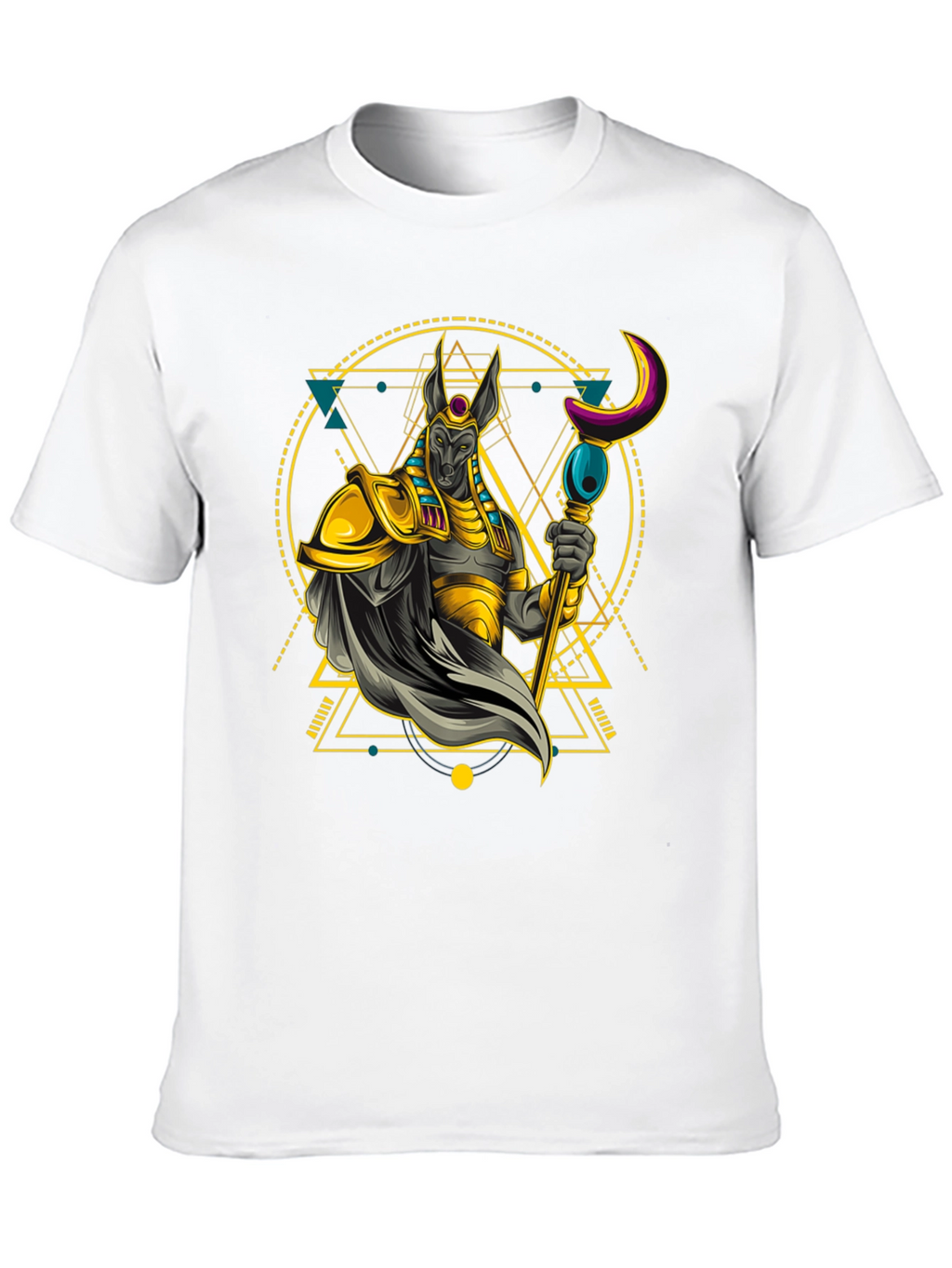 Anubis Graphic Tee - Egyptian God T-Shirt