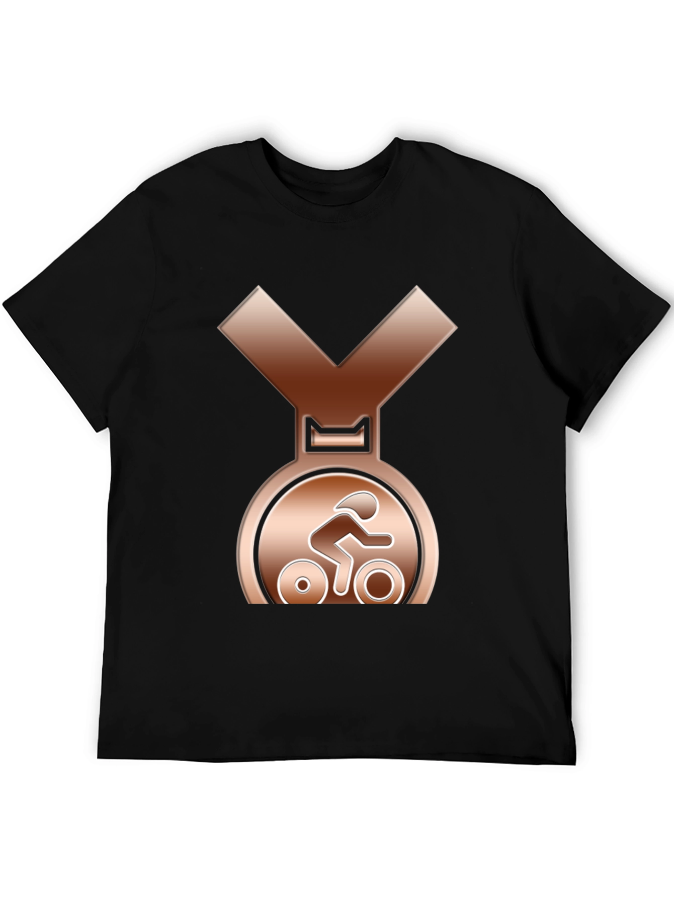 Bronze Cycling Medal T-Shirt