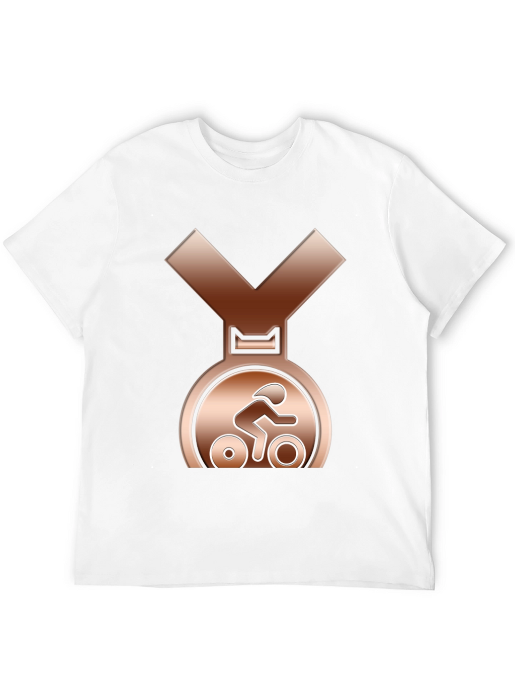 Bronze Cycling Medal T-Shirt