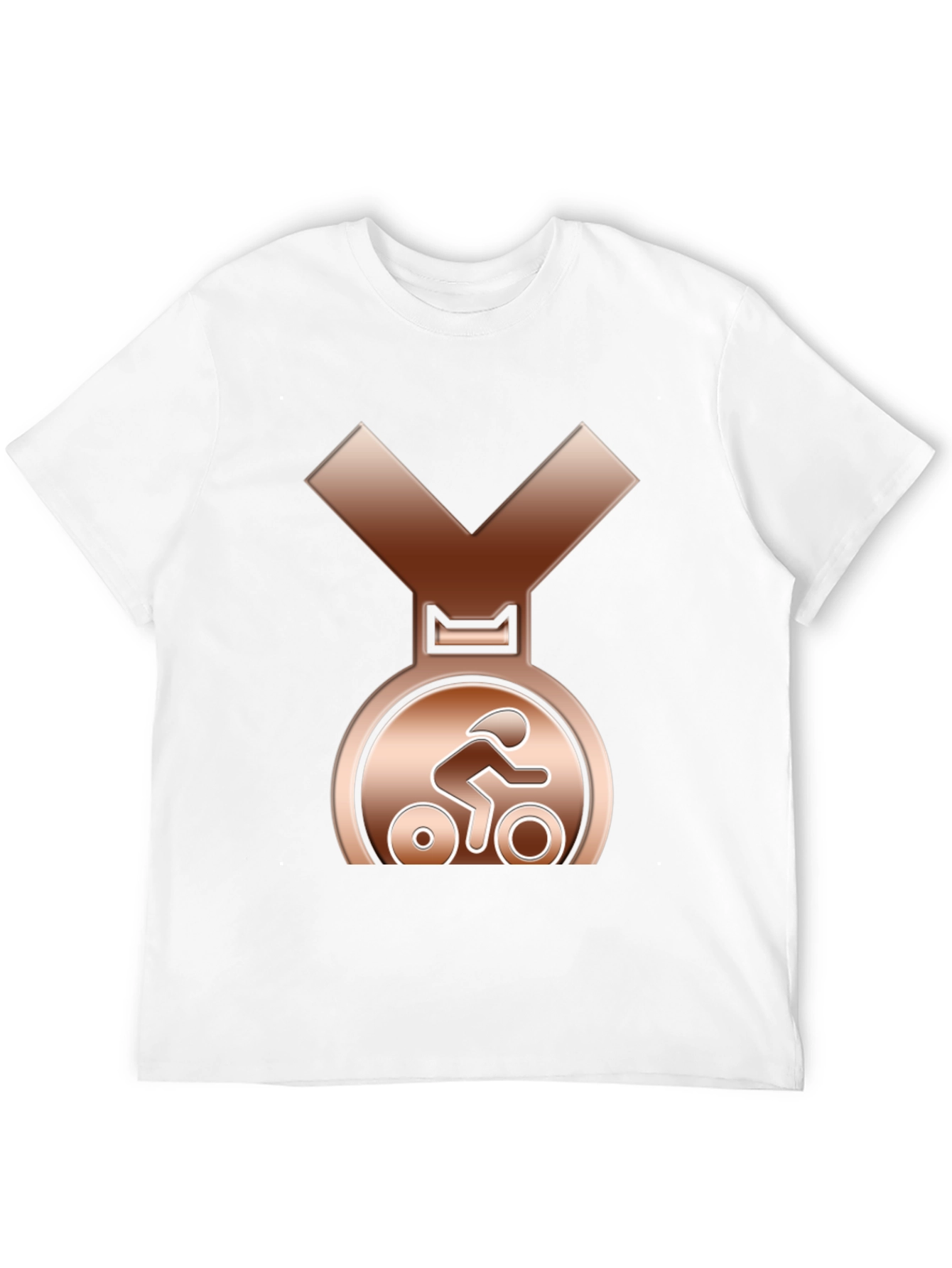 Bronze Cycling Medal T-Shirt