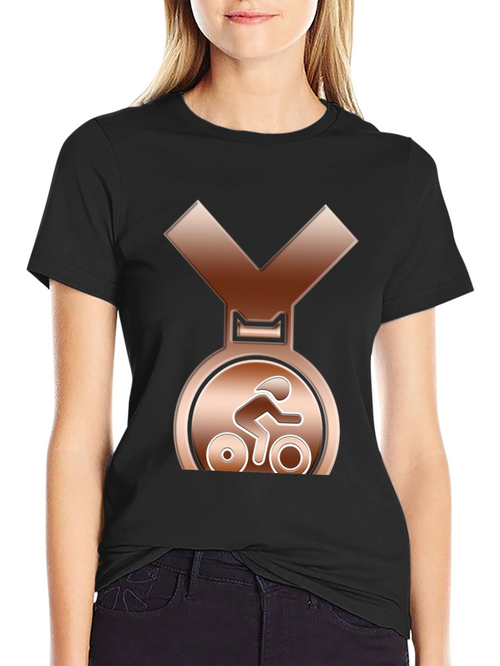 Bronze Cycling Medal T-Shirt