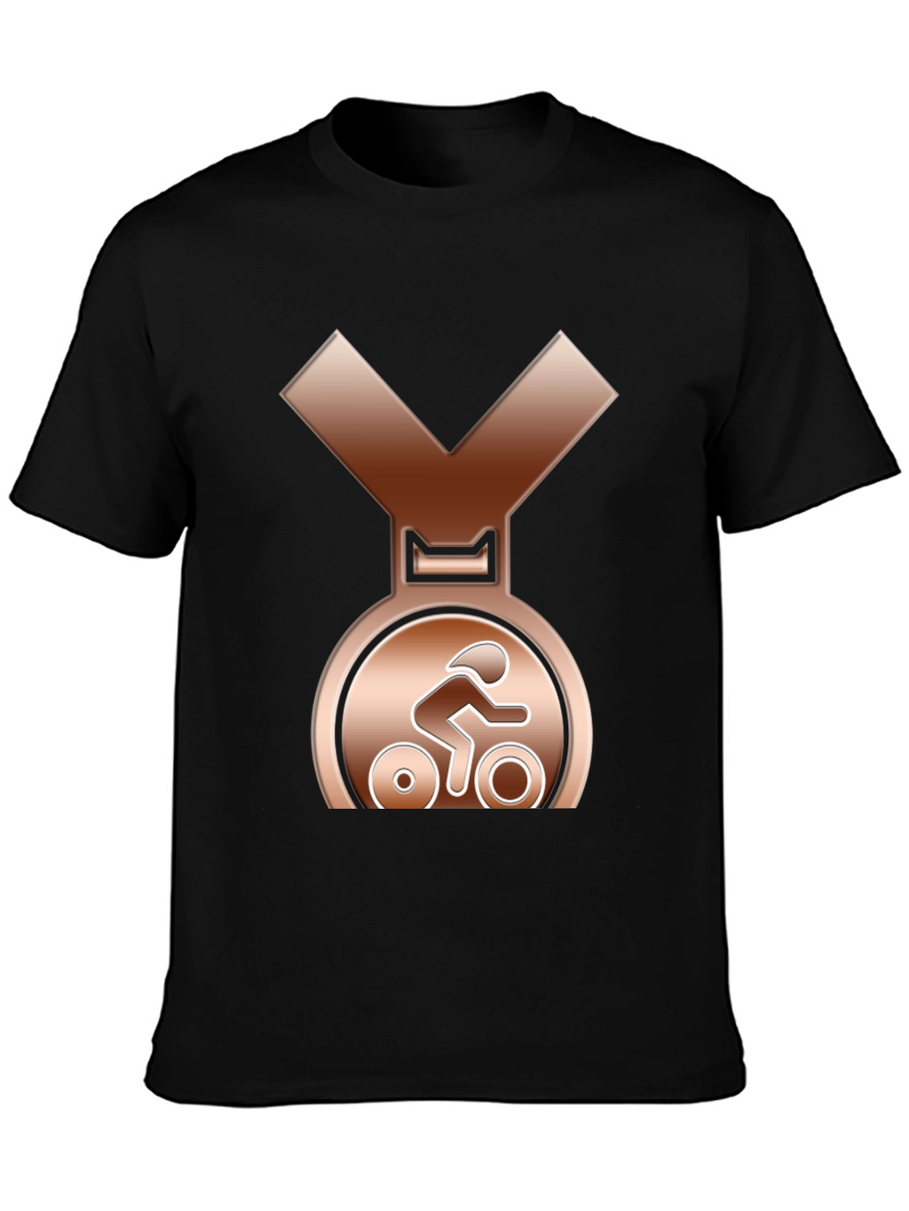 Bronze Cycling Medal T-Shirt