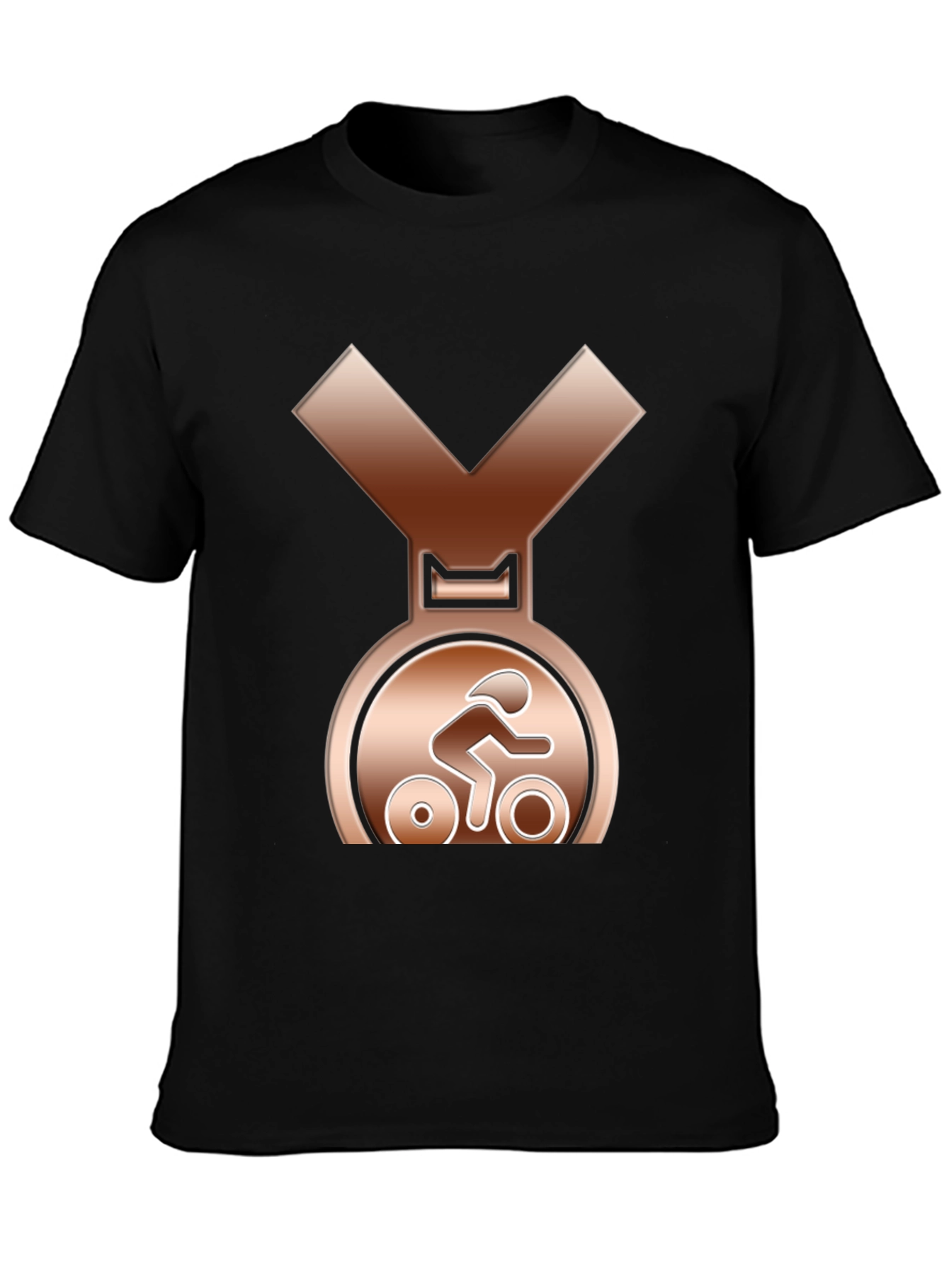 Bronze Cycling Medal T-Shirt