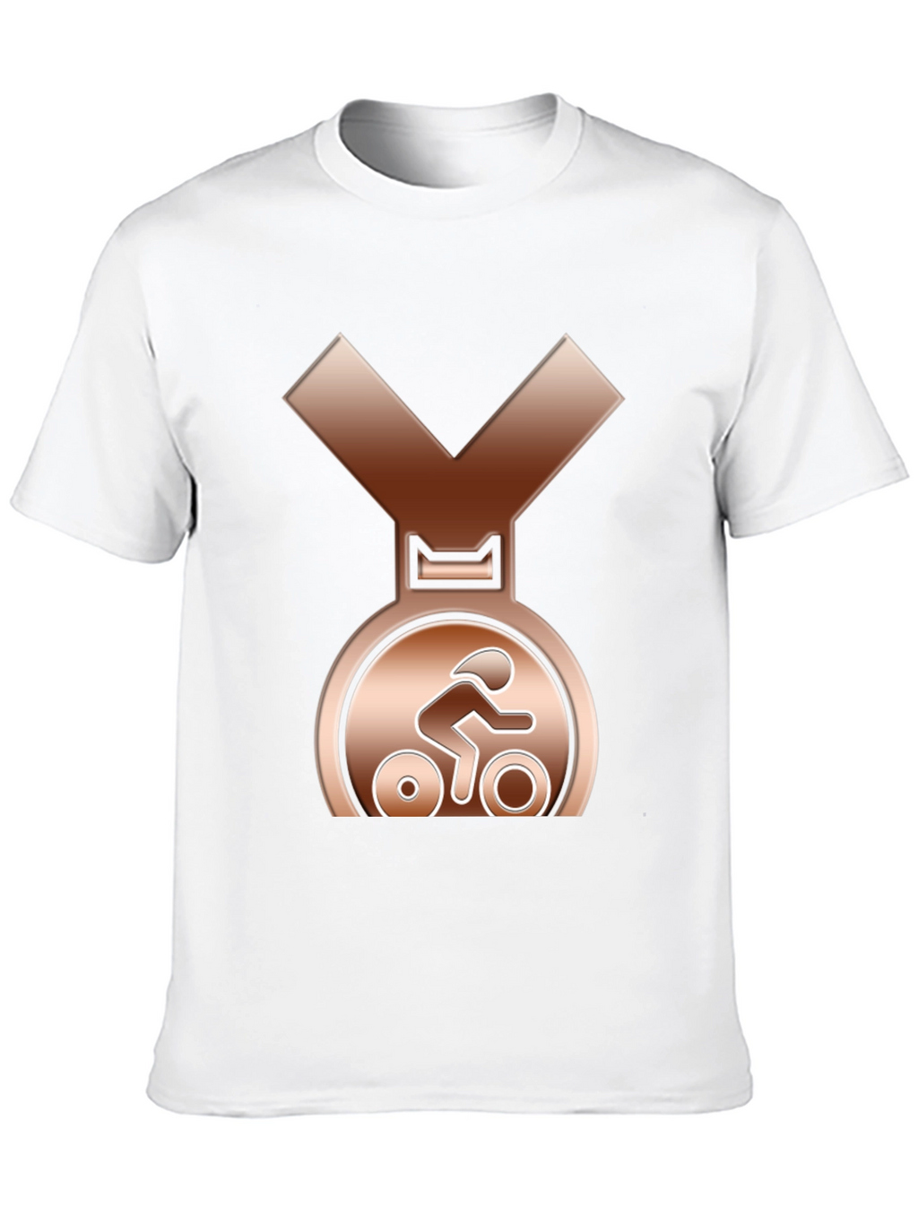 Bronze Cycling Medal T-Shirt
