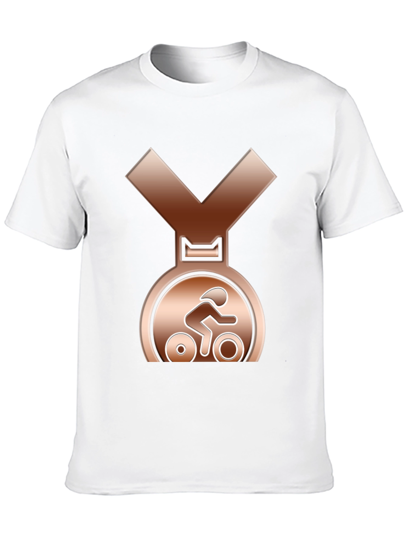 Bronze Cycling Medal T-Shirt