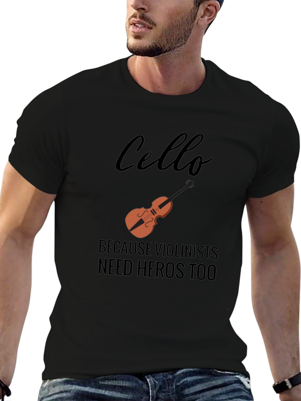 Cello Hero Tee - Music Lovers Gift