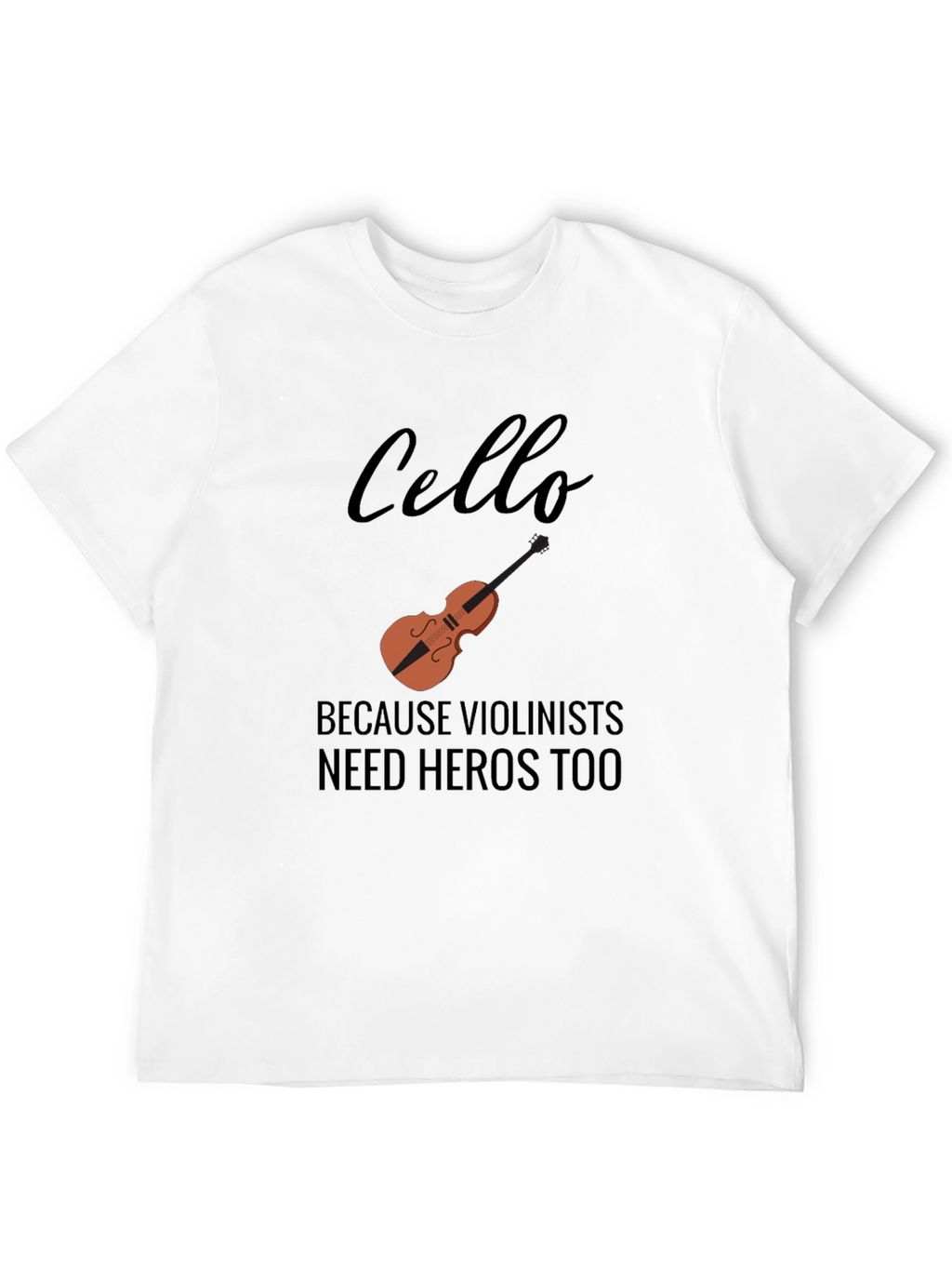 Cello Hero Tee - Music Lovers Gift