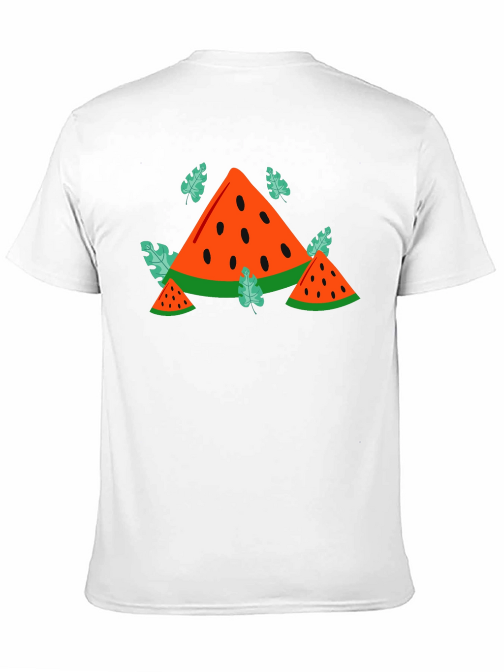 Watermelon Graphic Black T-Shirt