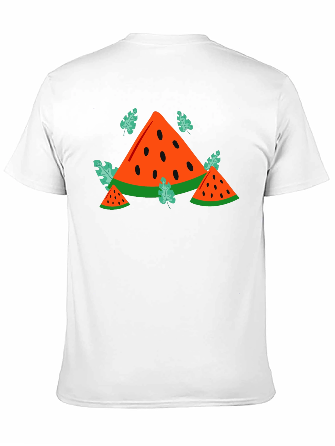 Watermelon Graphic Black T-Shirt