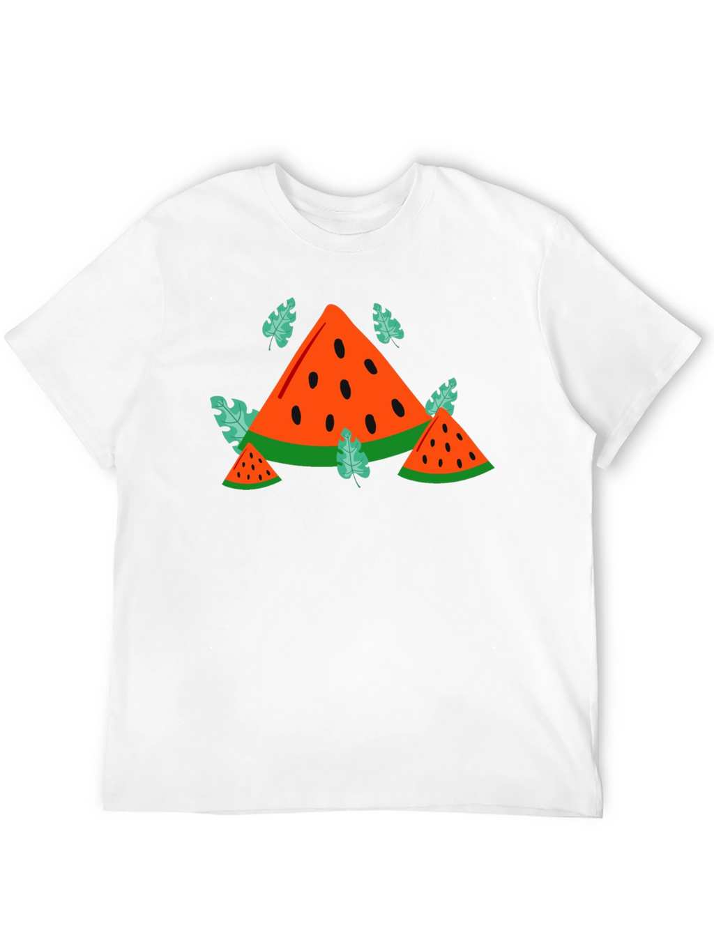 Watermelon Graphic Black T-Shirt