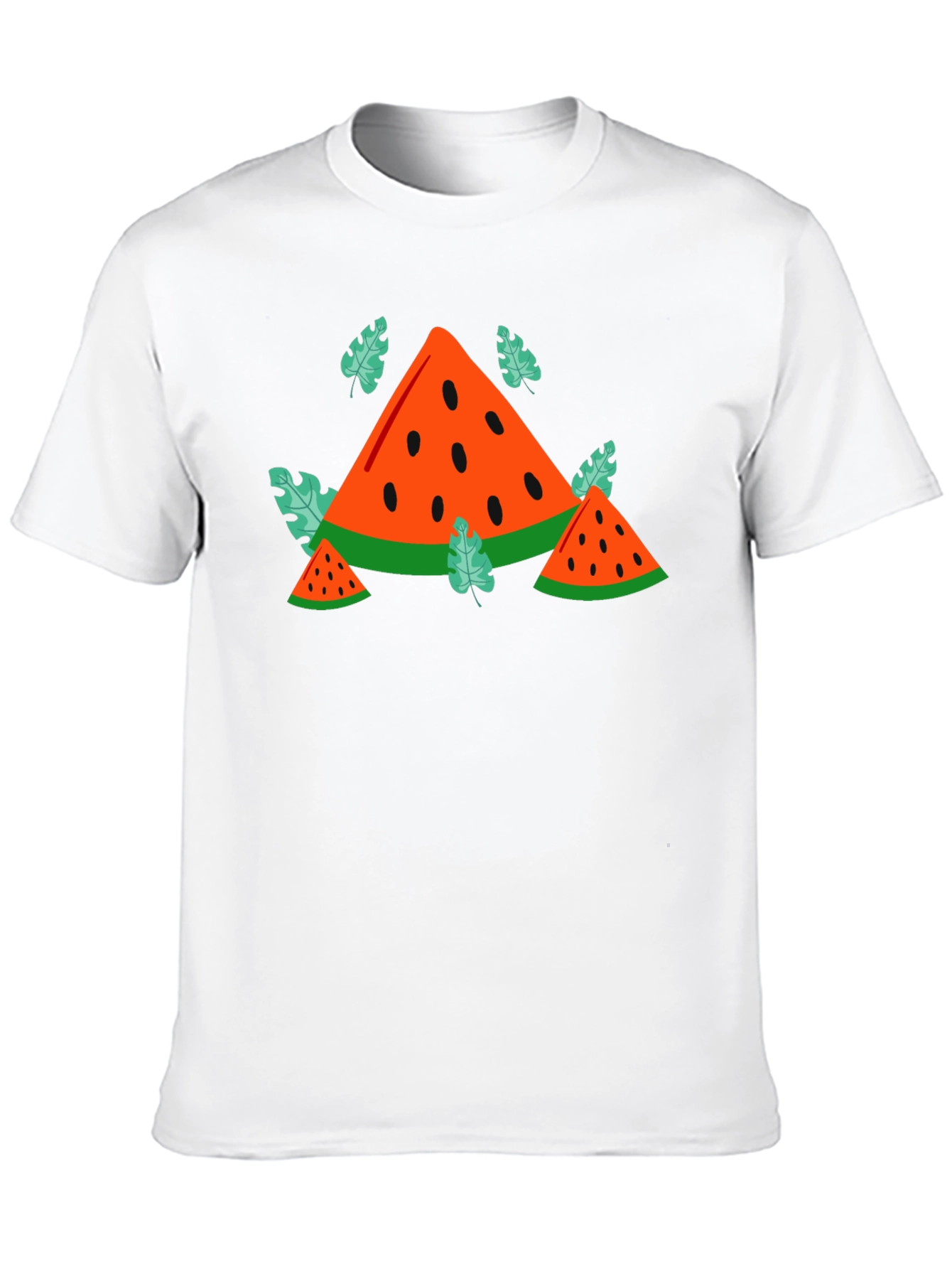 Watermelon Graphic Black T-Shirt