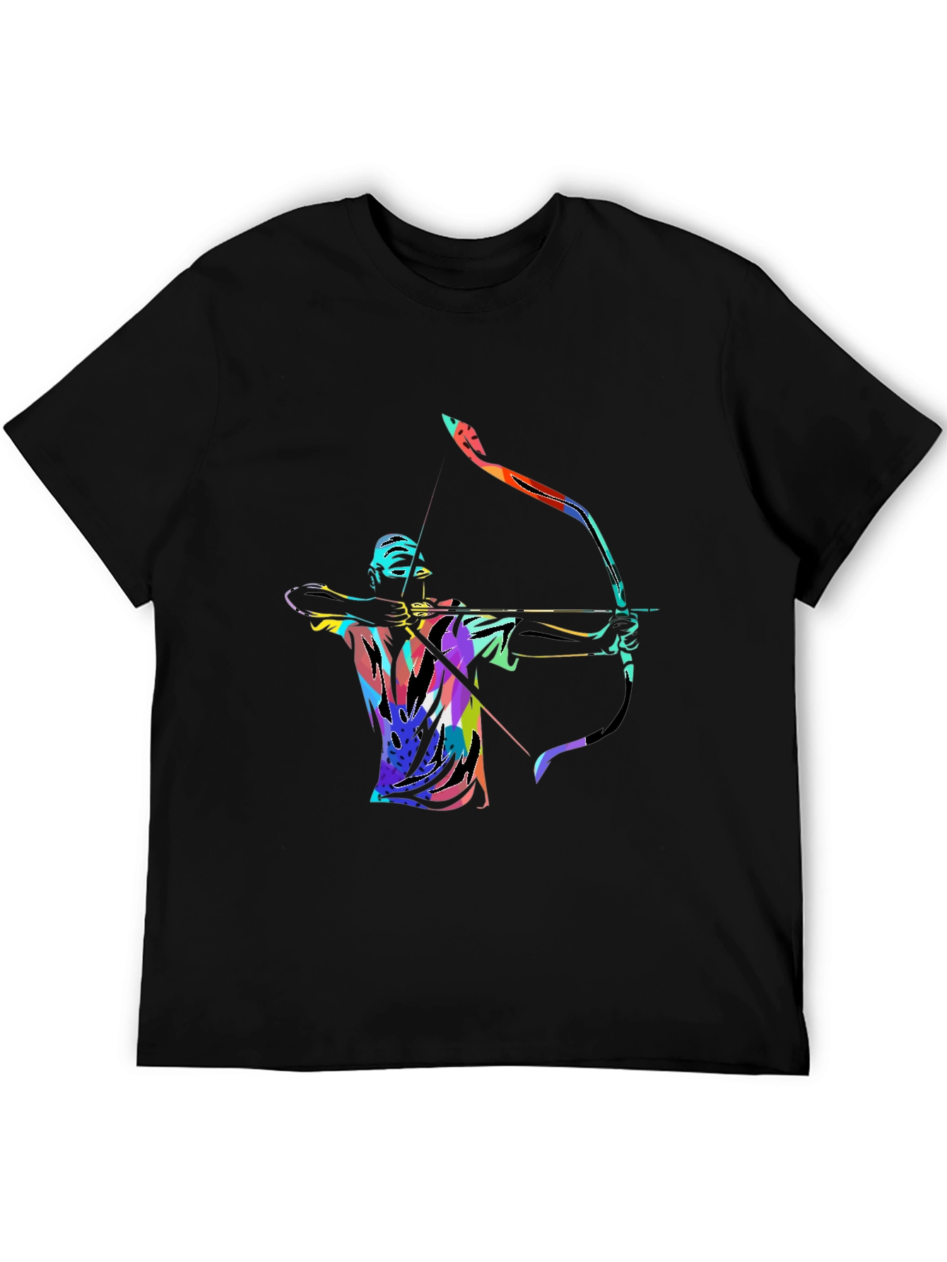 Colorful Archer Graphic Tee - Modern Style
