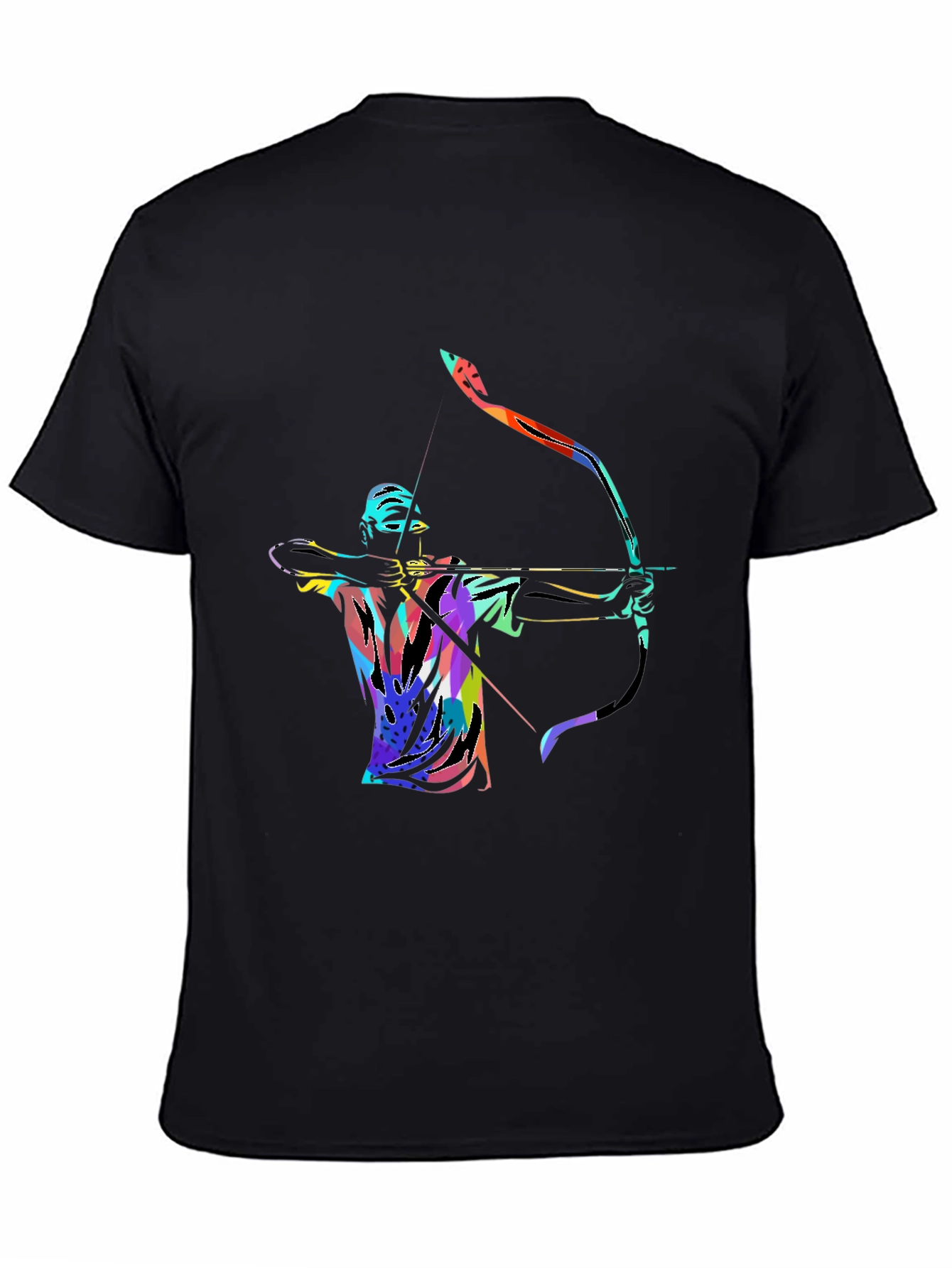 Colorful Archer Graphic Tee - Modern Style