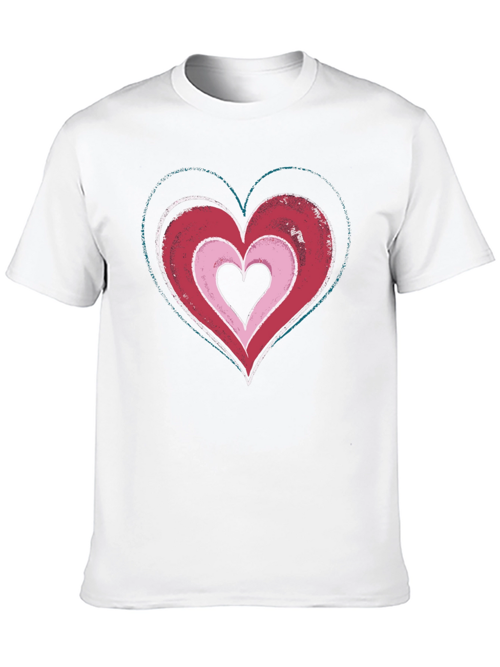 Heart Graphic Black T-Shirt