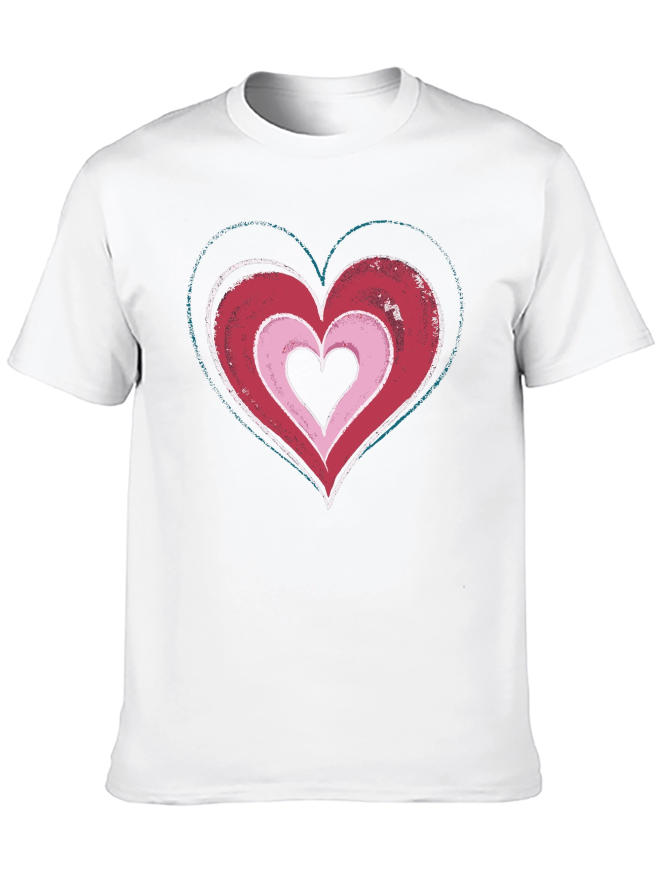 Heart Graphic Black T-Shirt