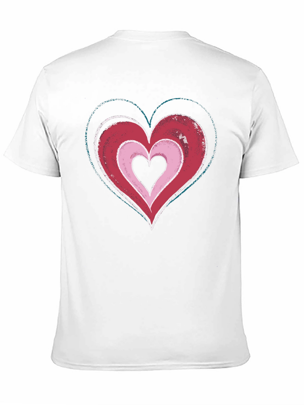Heart Graphic Black T-Shirt