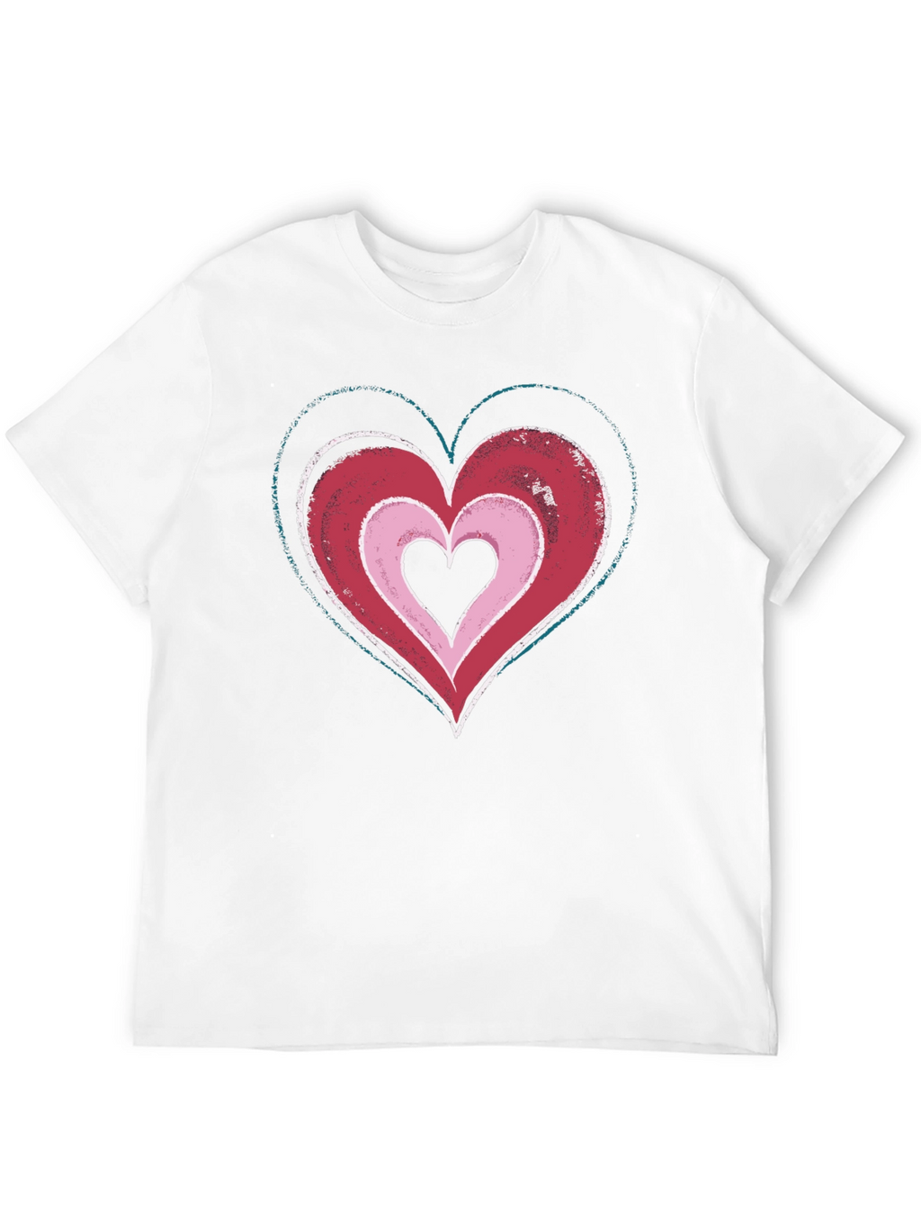 Heart Graphic Black T-Shirt
