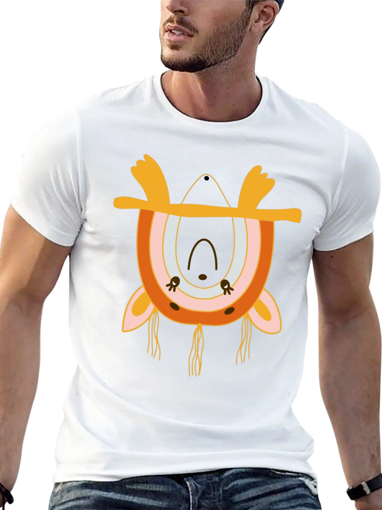 Boho Rainbow Animal Graphic Tee