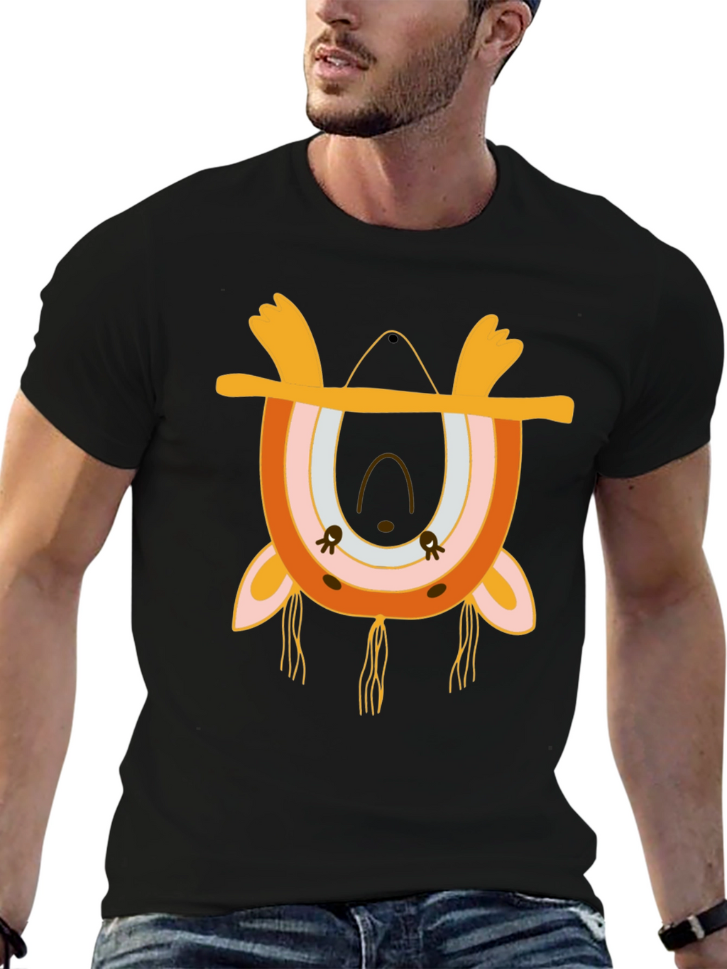 Boho Rainbow Animal Graphic Tee