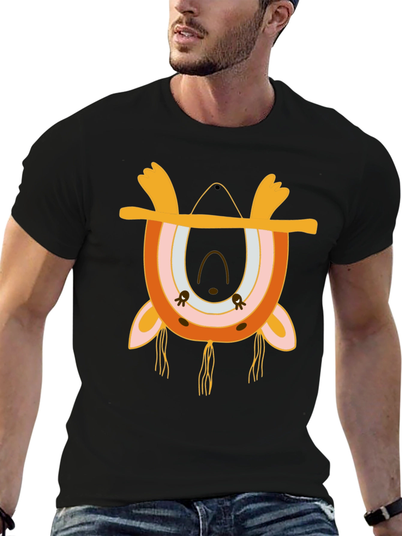 Boho Rainbow Animal Graphic Tee