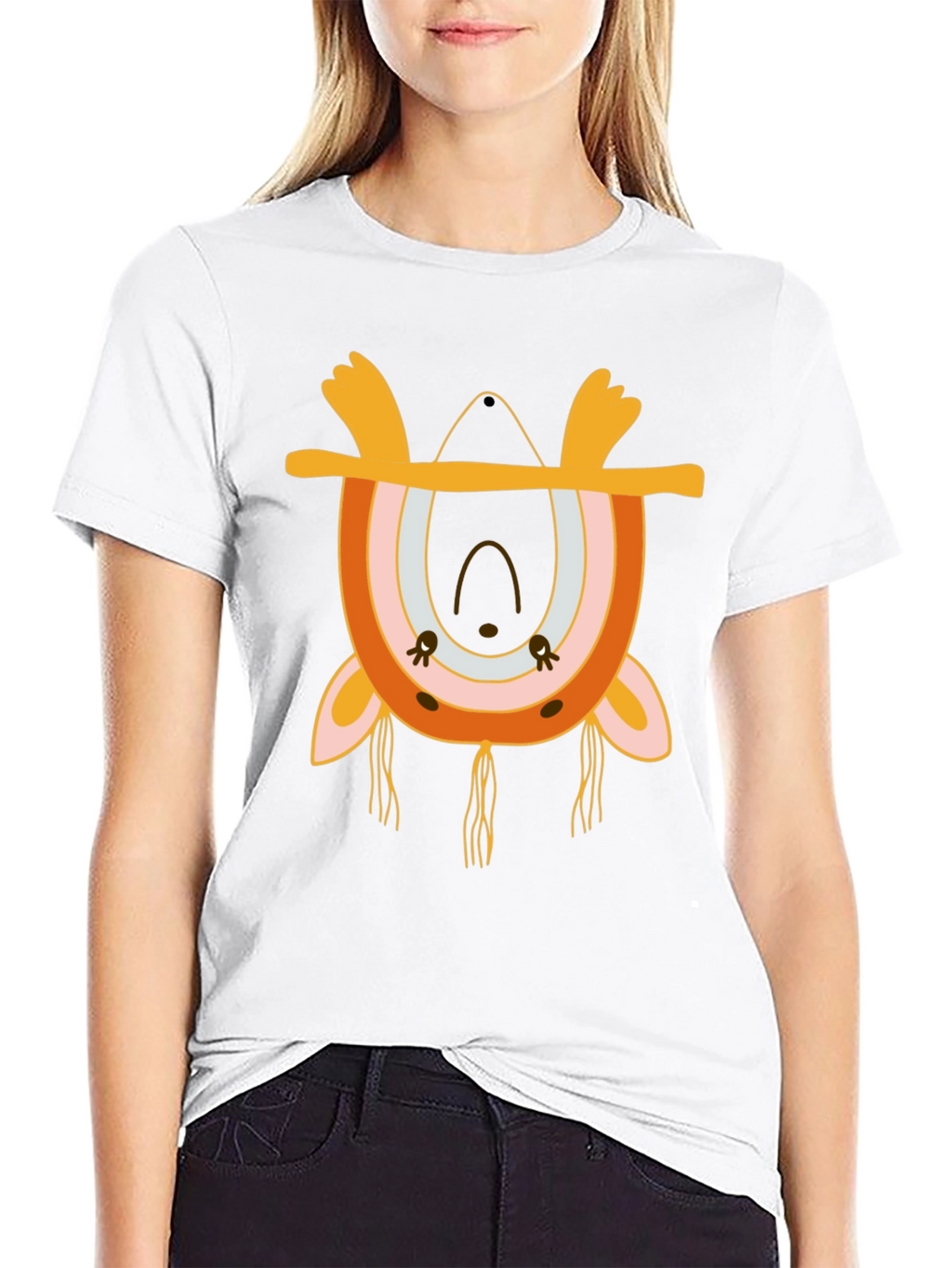 Boho Rainbow Animal Graphic Tee
