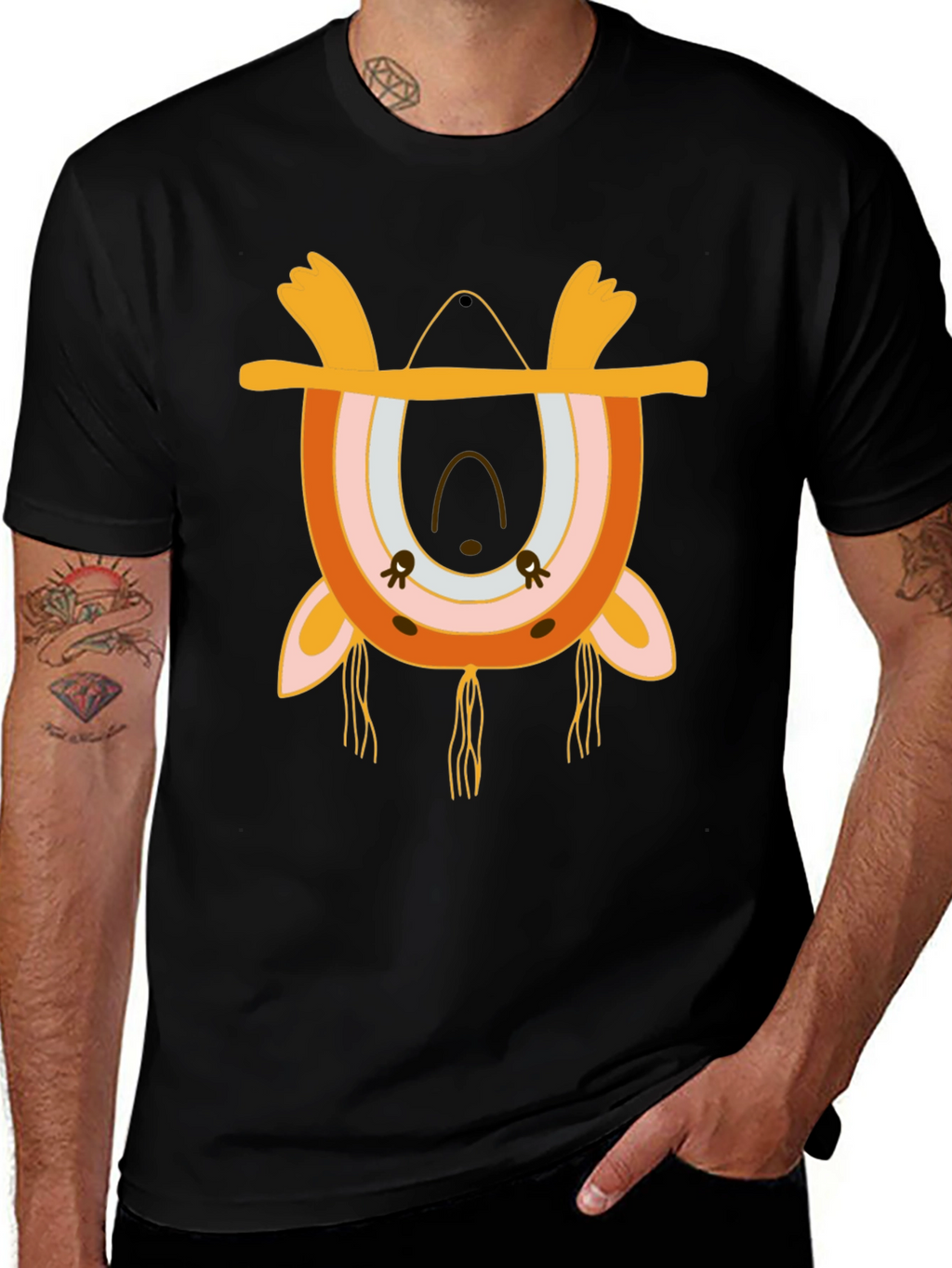 Boho Rainbow Animal Graphic Tee