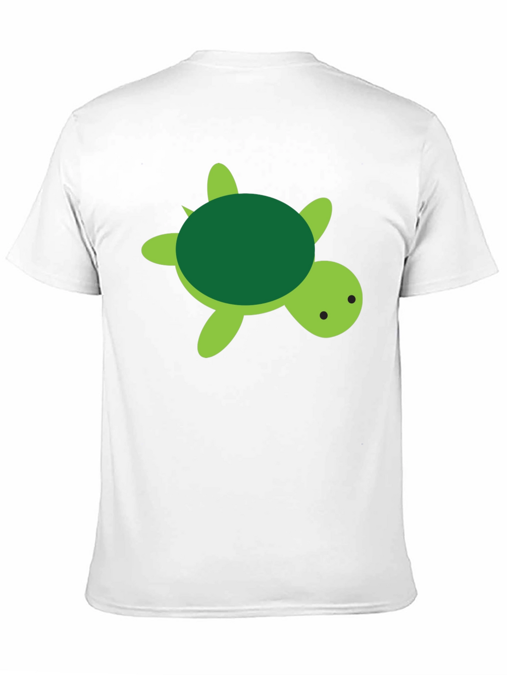 Cute Turtle Graphic Black T-Shirt