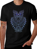 Cool Tech Owl Graphic Tee