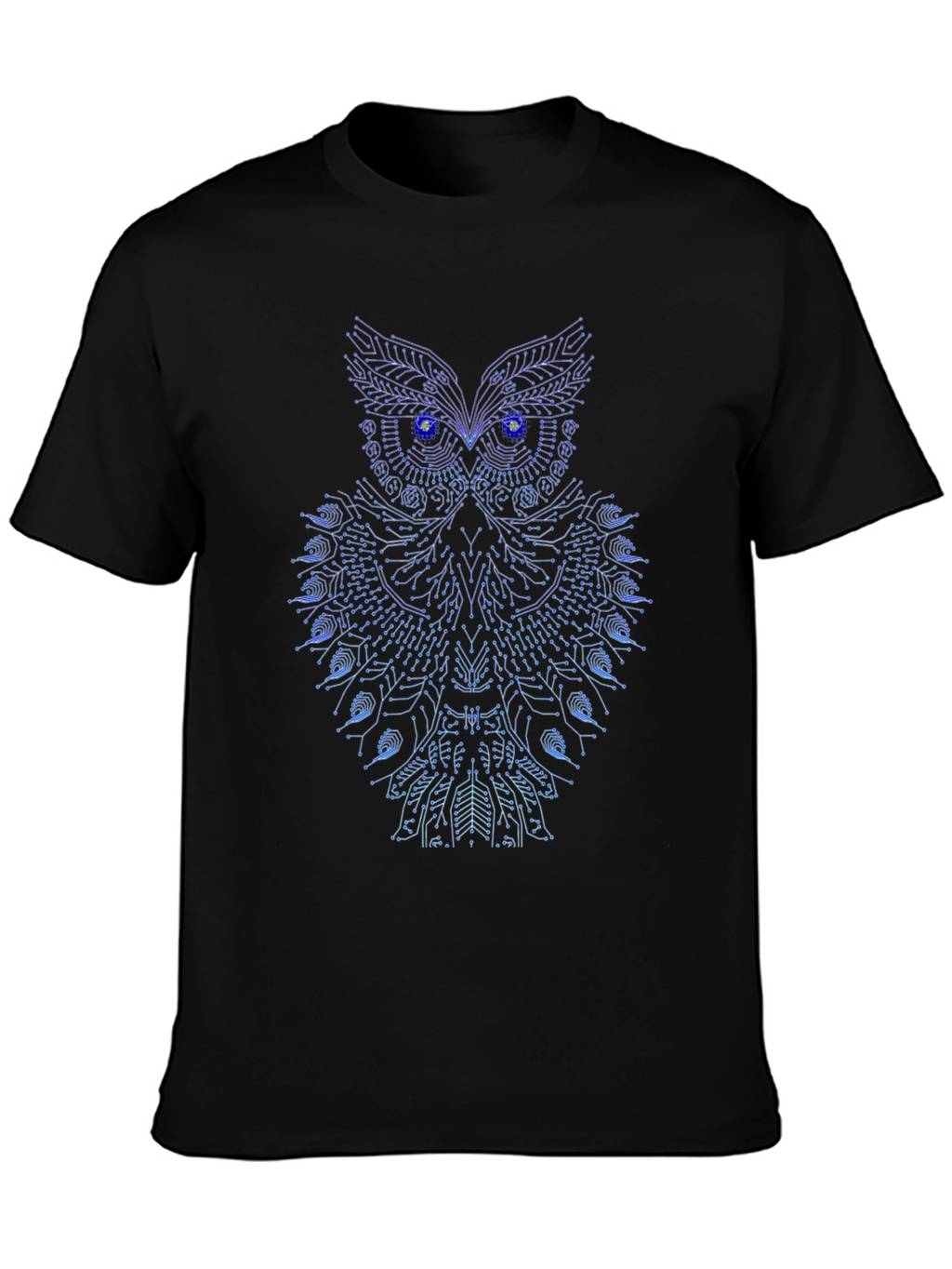 Cool Tech Owl Graphic Tee
