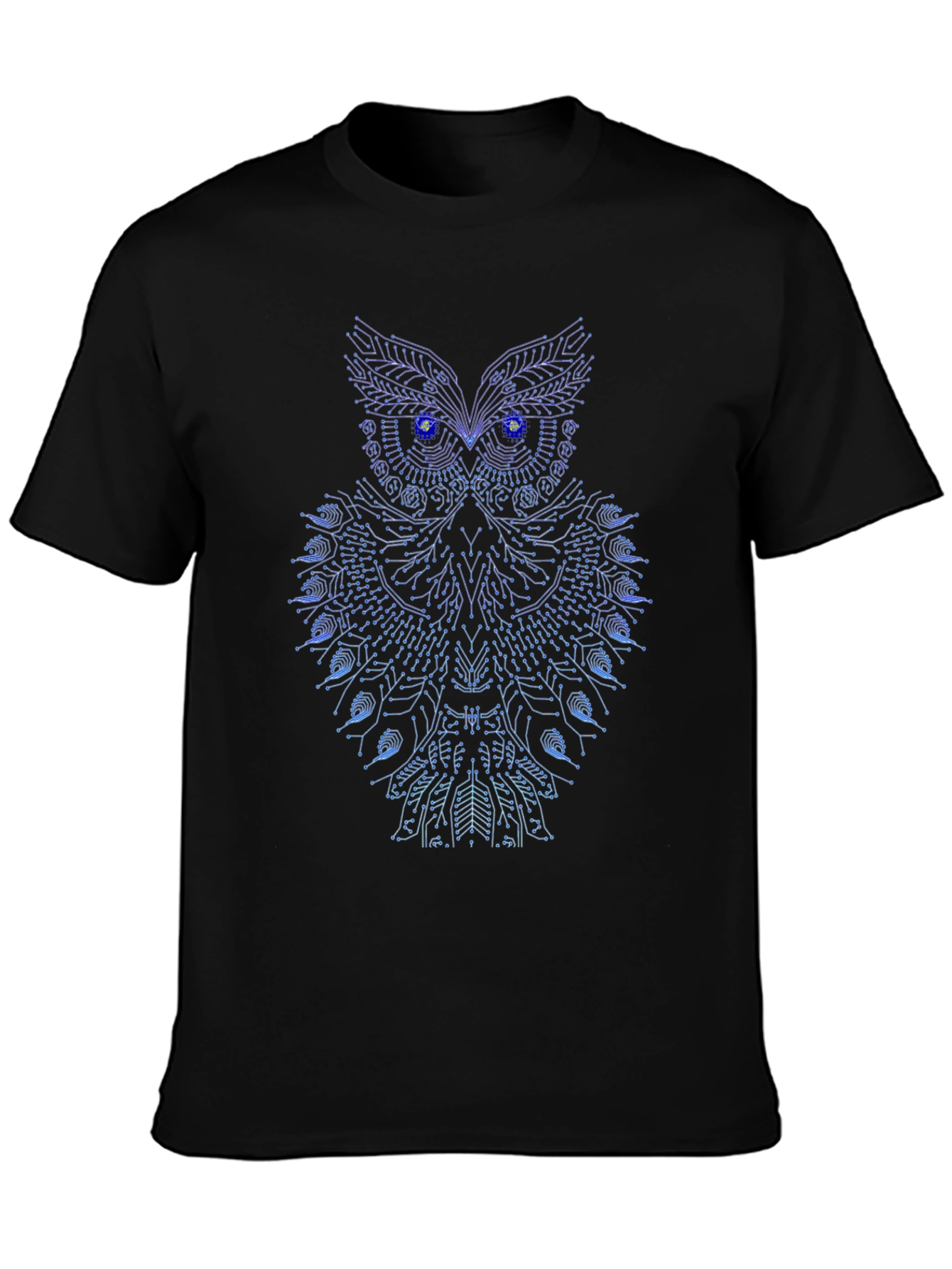 Cool Tech Owl Graphic Tee